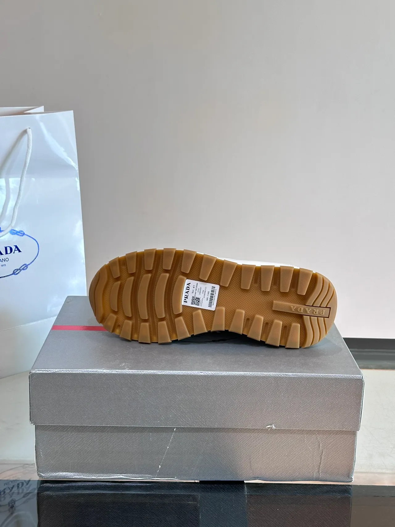 Prada Cloudbust White Panelled Chunky Sneakers