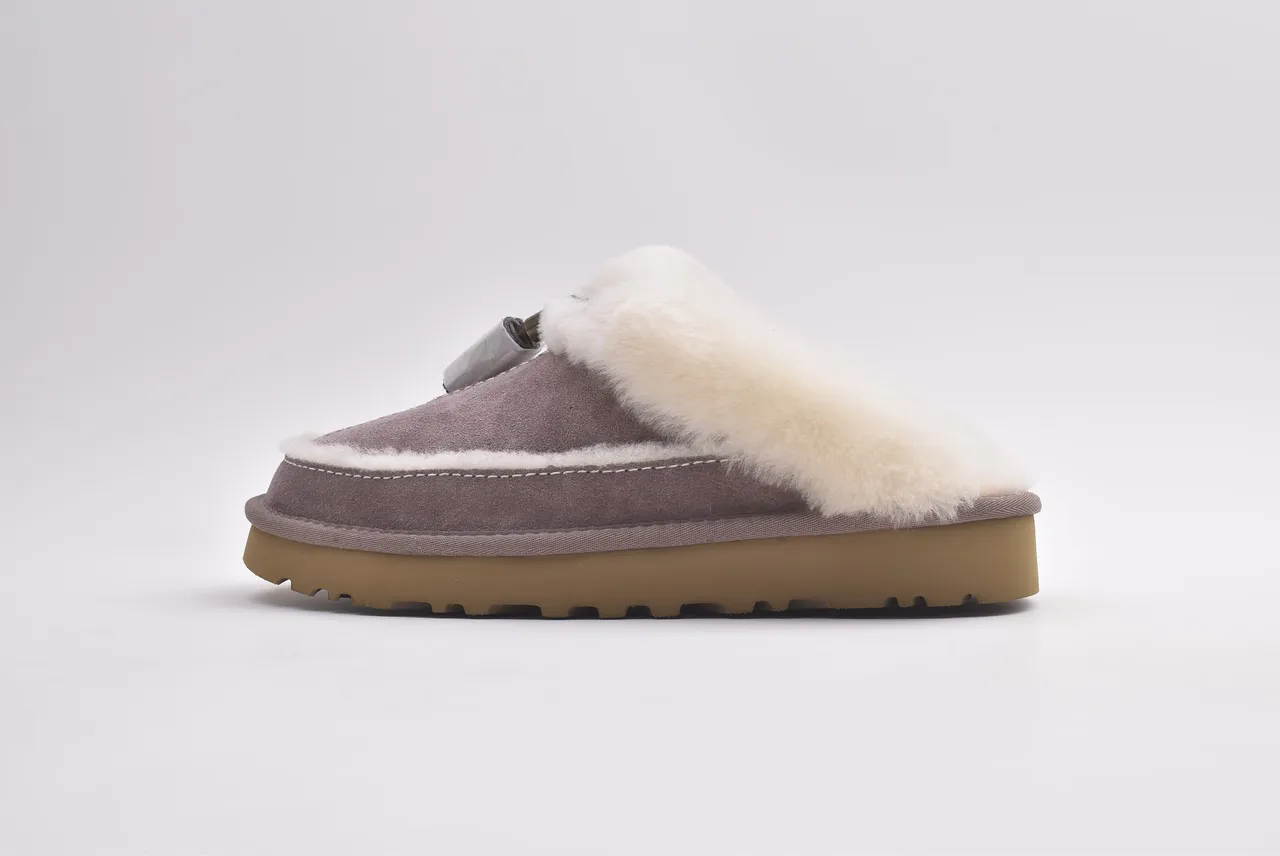 UGG Tasman Dusty Mauve Shearling Slipper