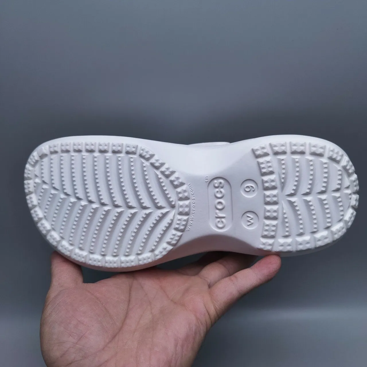 Crocs Classic Clog White Molded Foam Clog