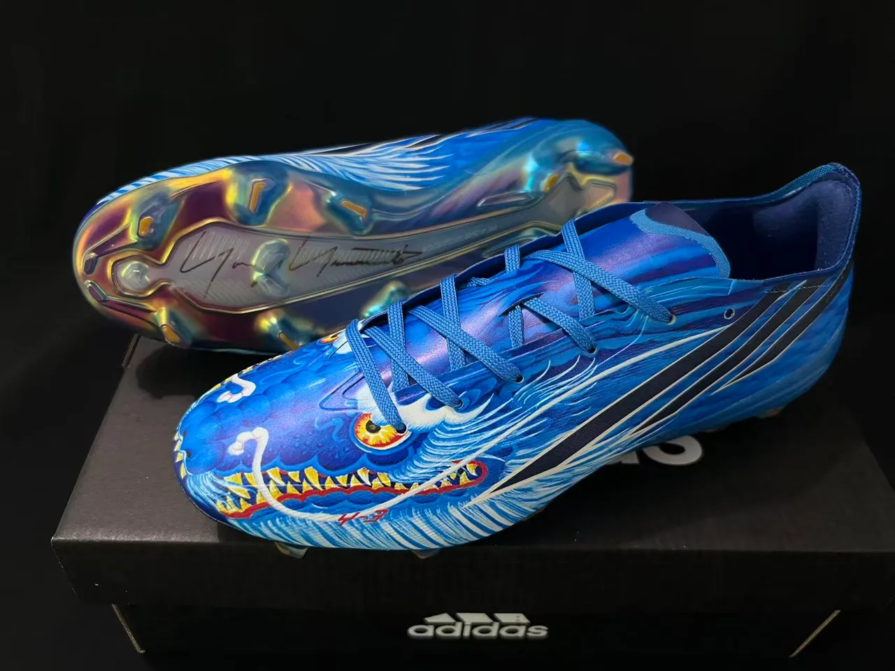 Adidas X Blue Dragon Graphic Firm-Ground Soccer Shoes