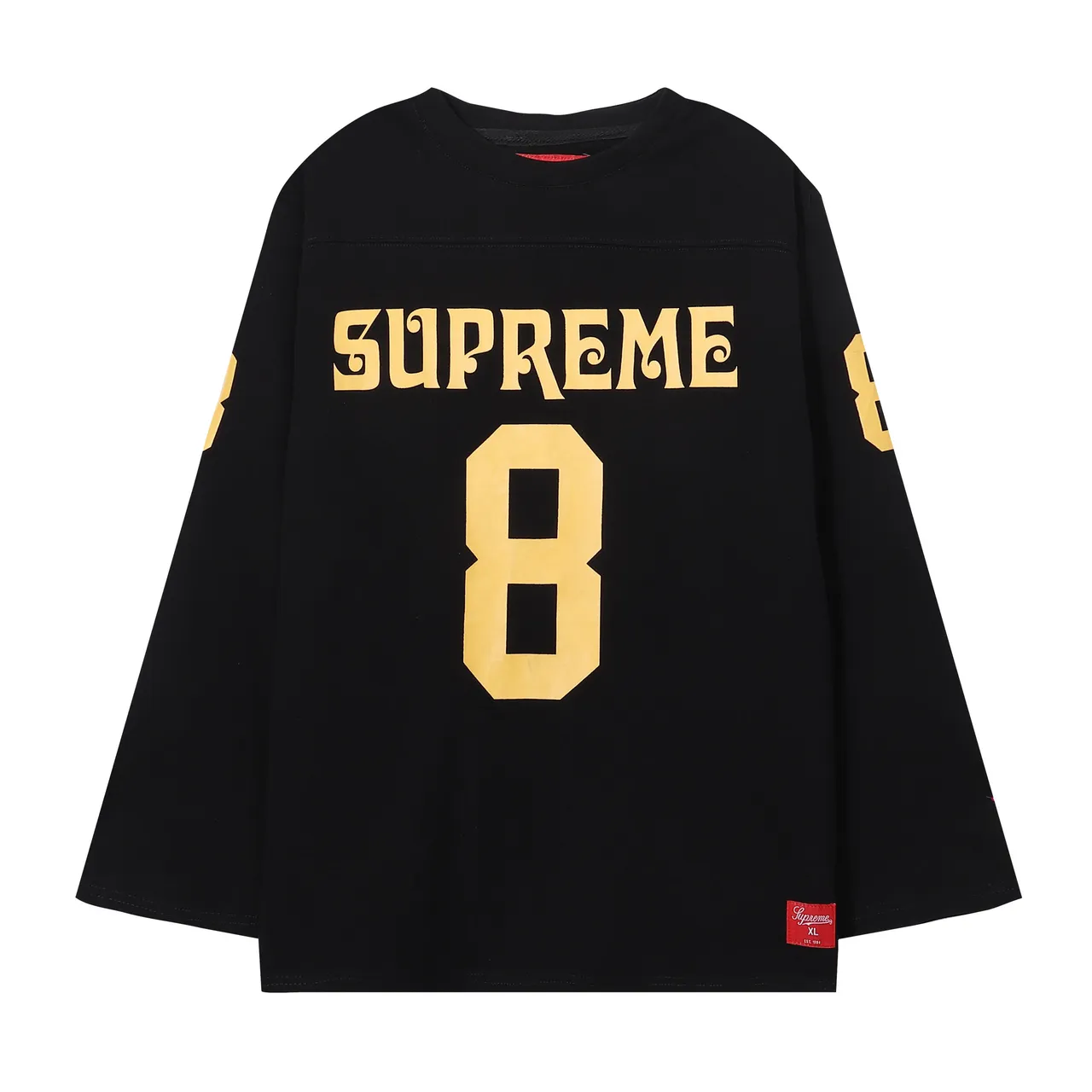 Supreme Affili8ed Number 8 Oversized Long-Sleeve Jersey
