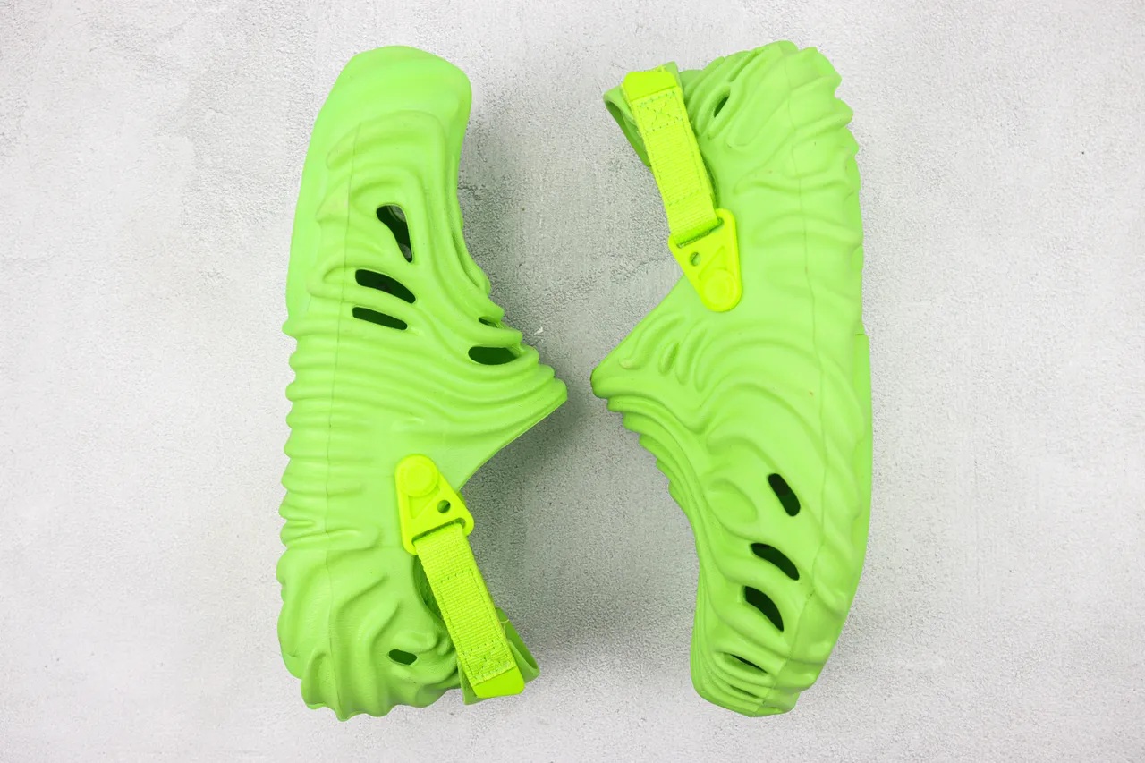 Crocs Echo Clog Neon Lime Green Molded Foam Clog