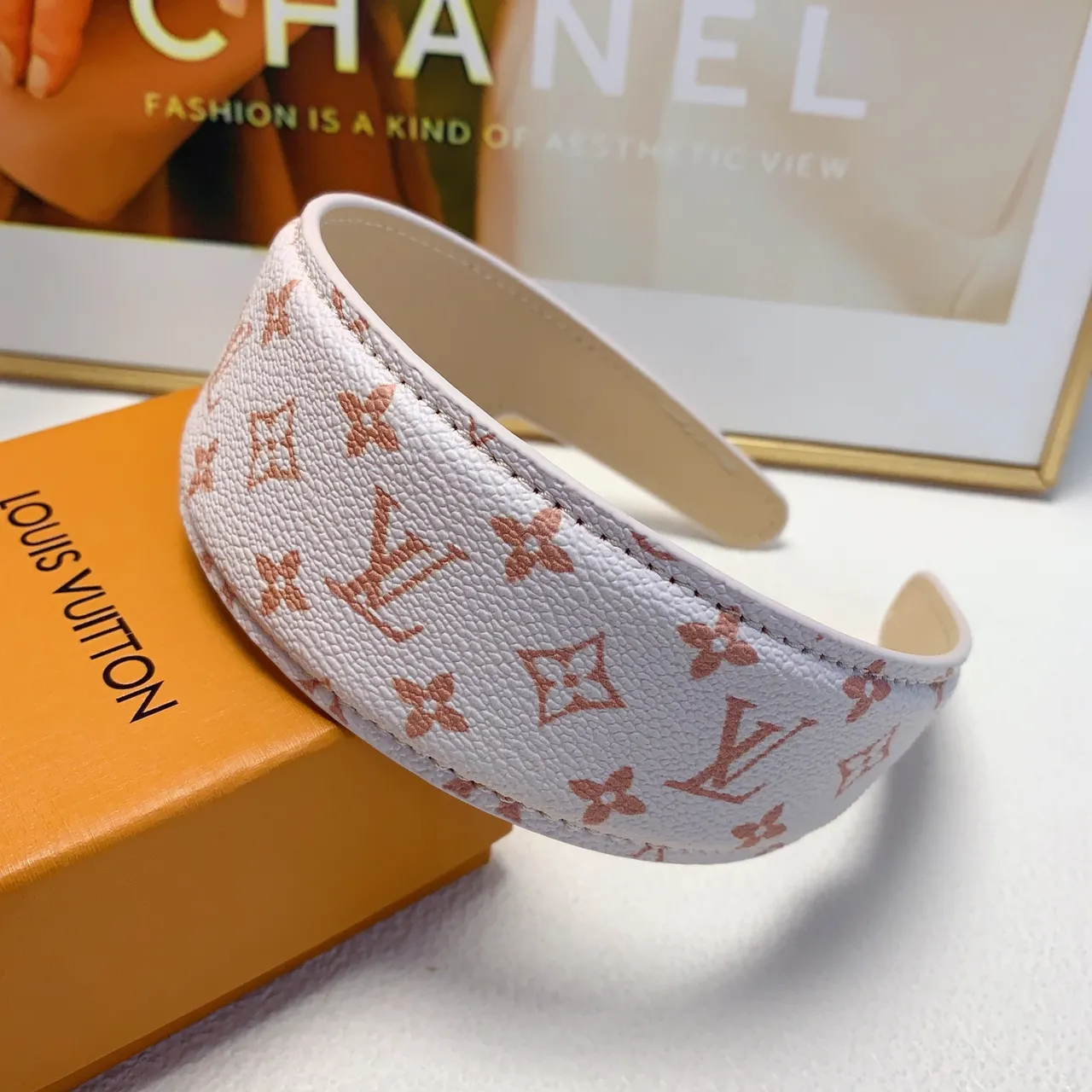 Louis Vuitton Monogram Flower Reversible Leather Belt
