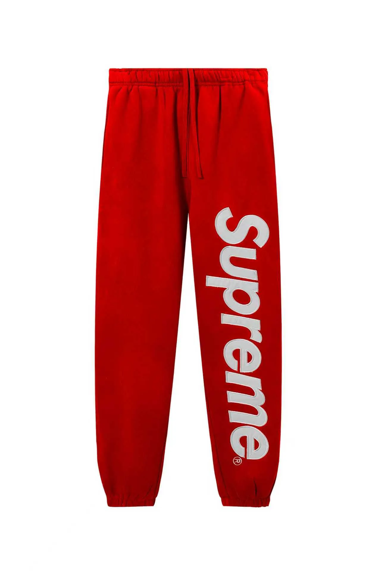 Supreme Box Logo Red Oversized Fit Fleece Construction Hoodie