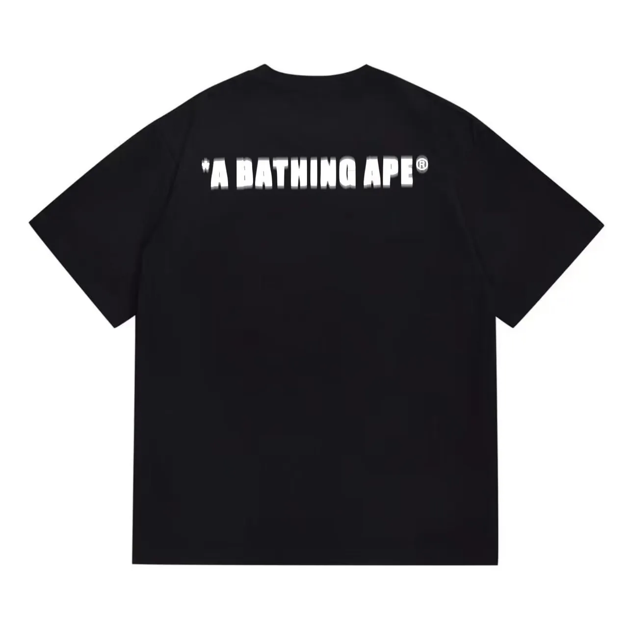 A Bathing Ape Pixelated Ape Head Black T-Shirt