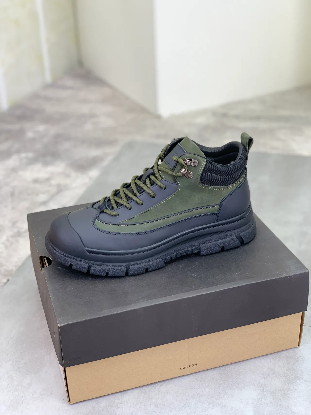 UGG Army Green and Black Utility Hiking Boot