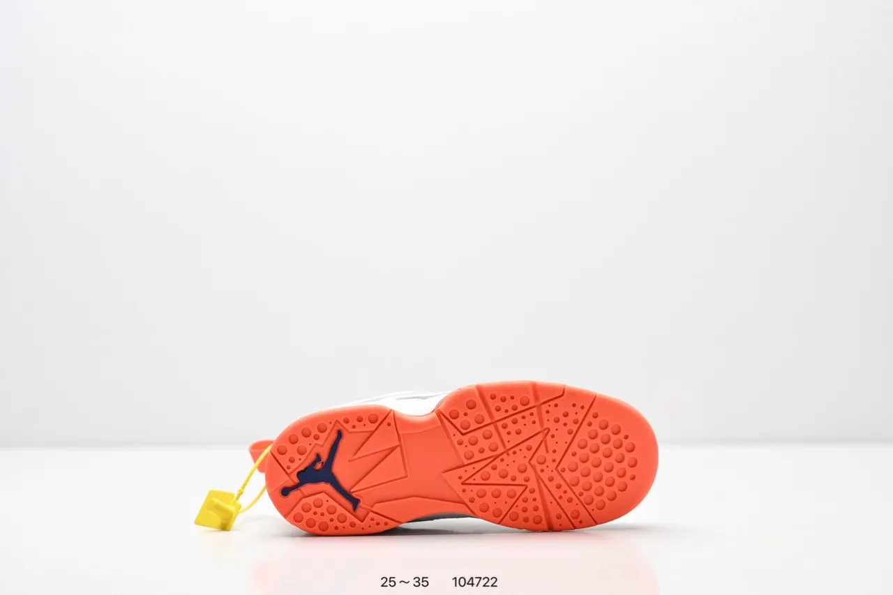 Air Jordan Black Orange Low-Top Layered Synthetic/mesh Upper Sneakers