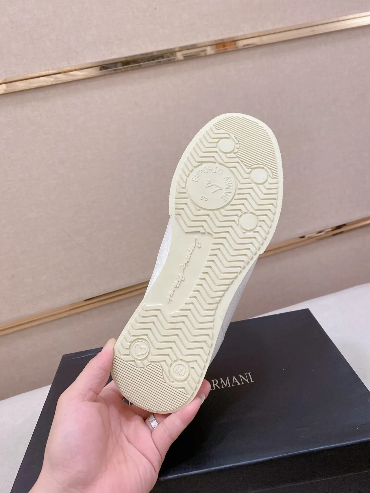 Emporio Armani Suede Low-Top Lifestyle Sneaker