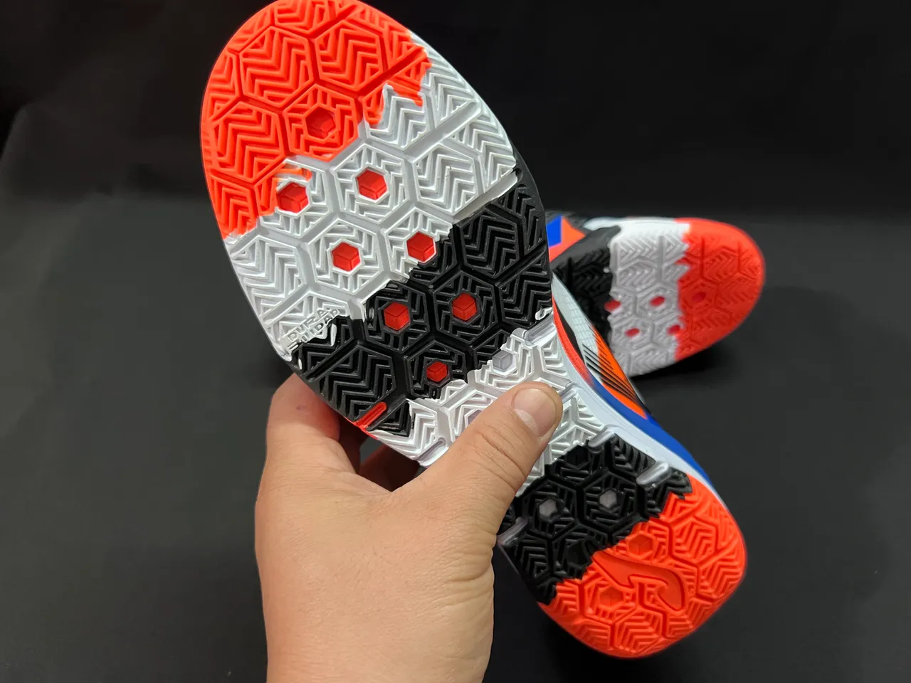 Joma Rebound Multicolor Black Geometric Color-Blocked Upper Synthetic Mesh And TPU Overlays Sneakers