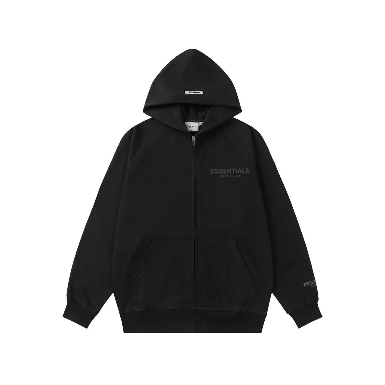 Fear of God Essentials Full-Zip Raglan Hoodie