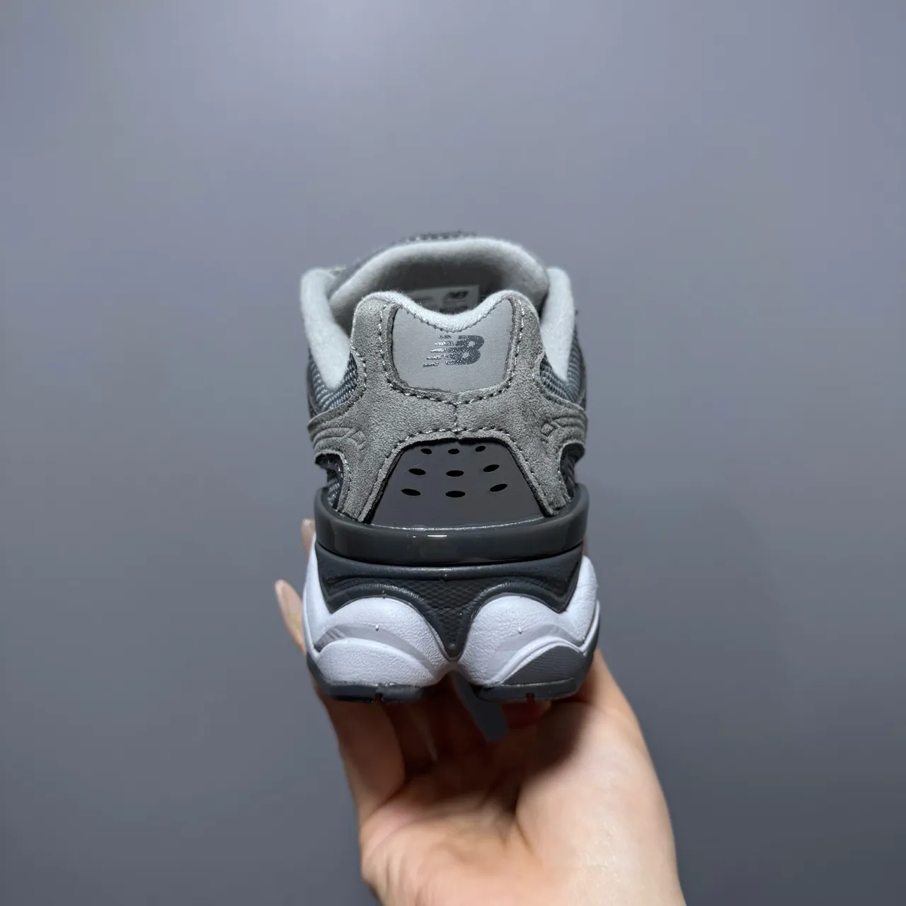 New Balance 9060 Black Glossy Chunky Sneakers