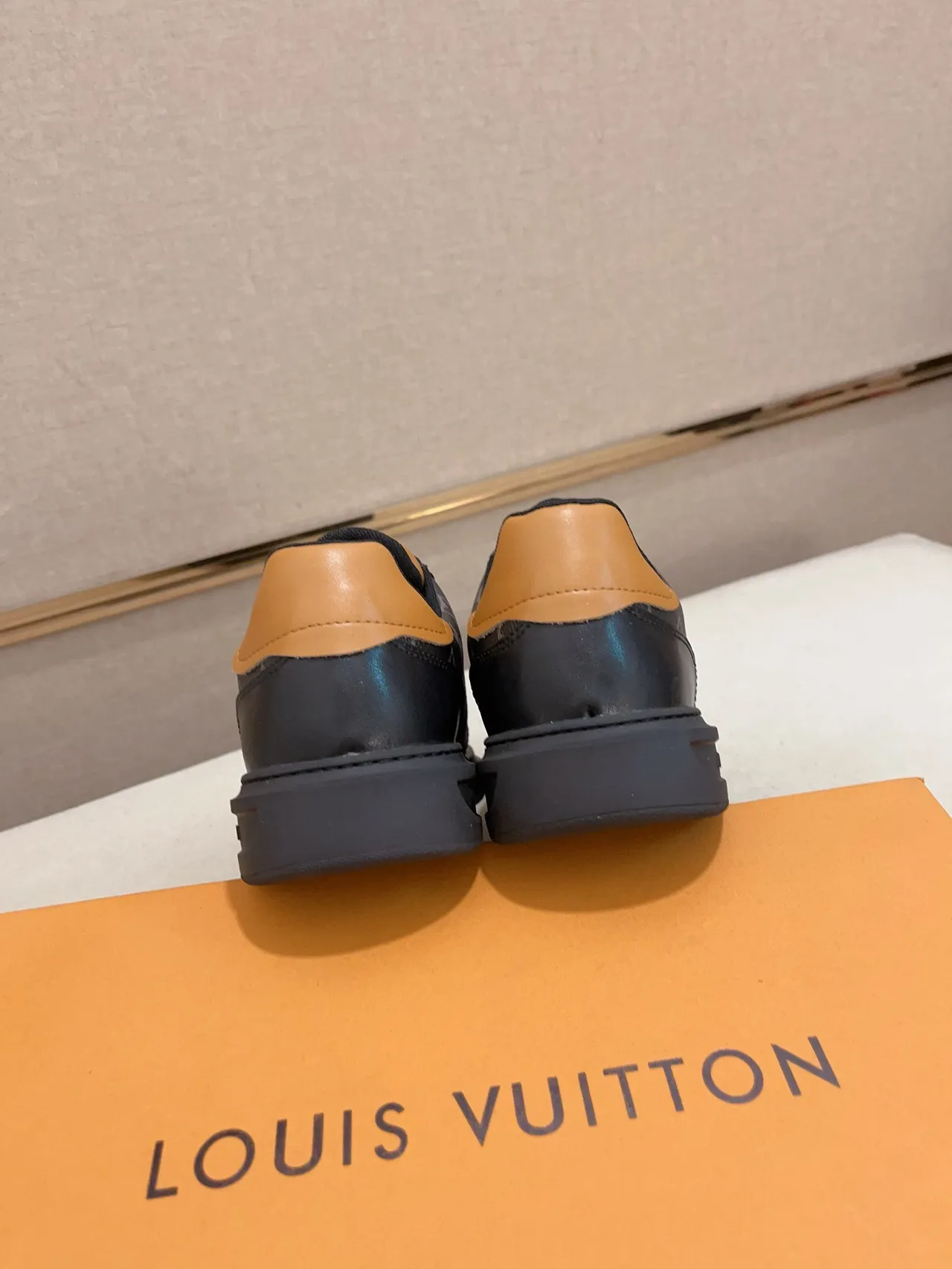 Louis Vuitton LV Trainer Black Multicolor Monogram Canvas Leather Toe Cap Lifestyle Sneakers