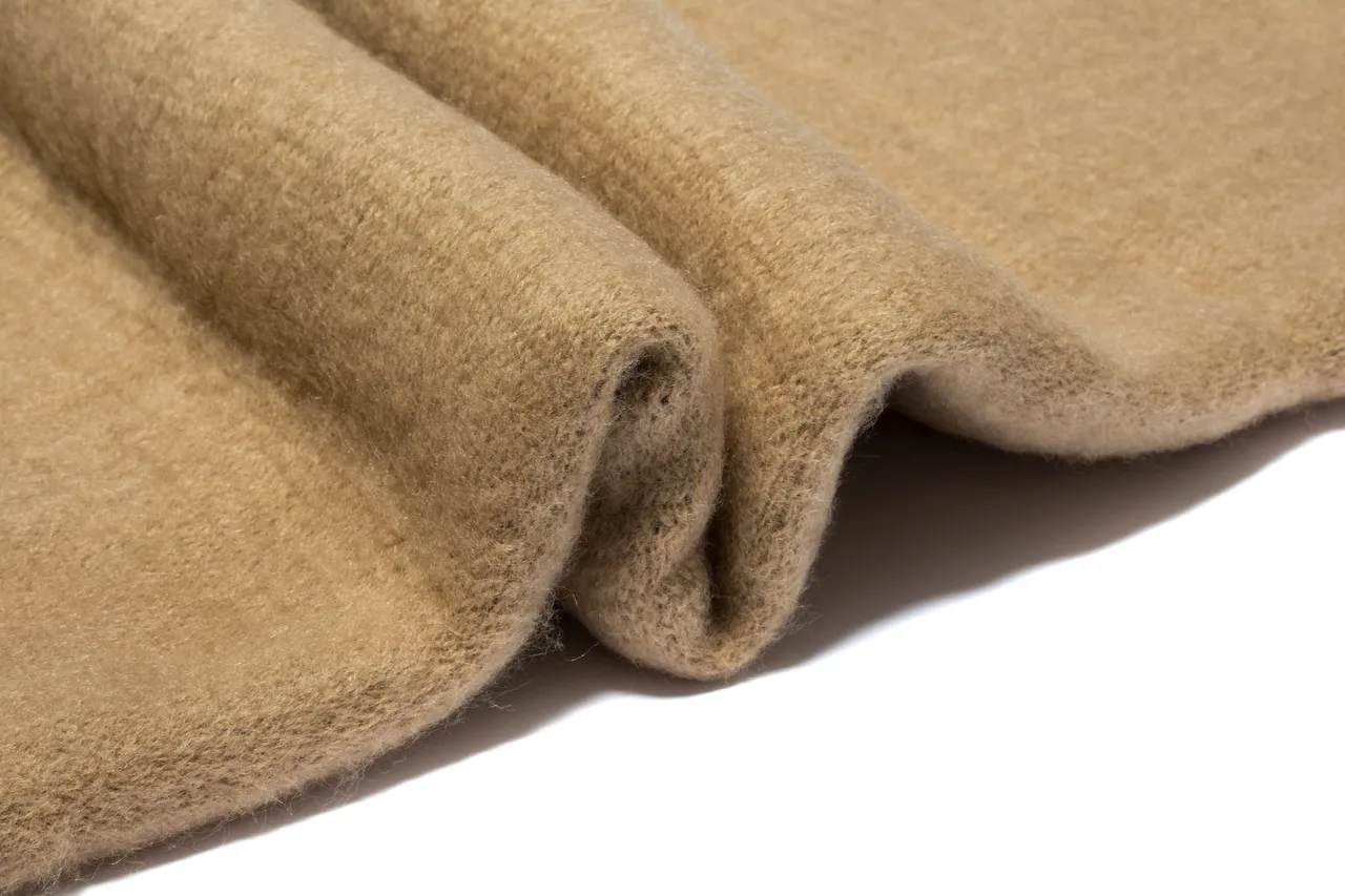 UGG Beige Brown Wool-Like Knit Two-Tone Fringe Cashmere Scarf
