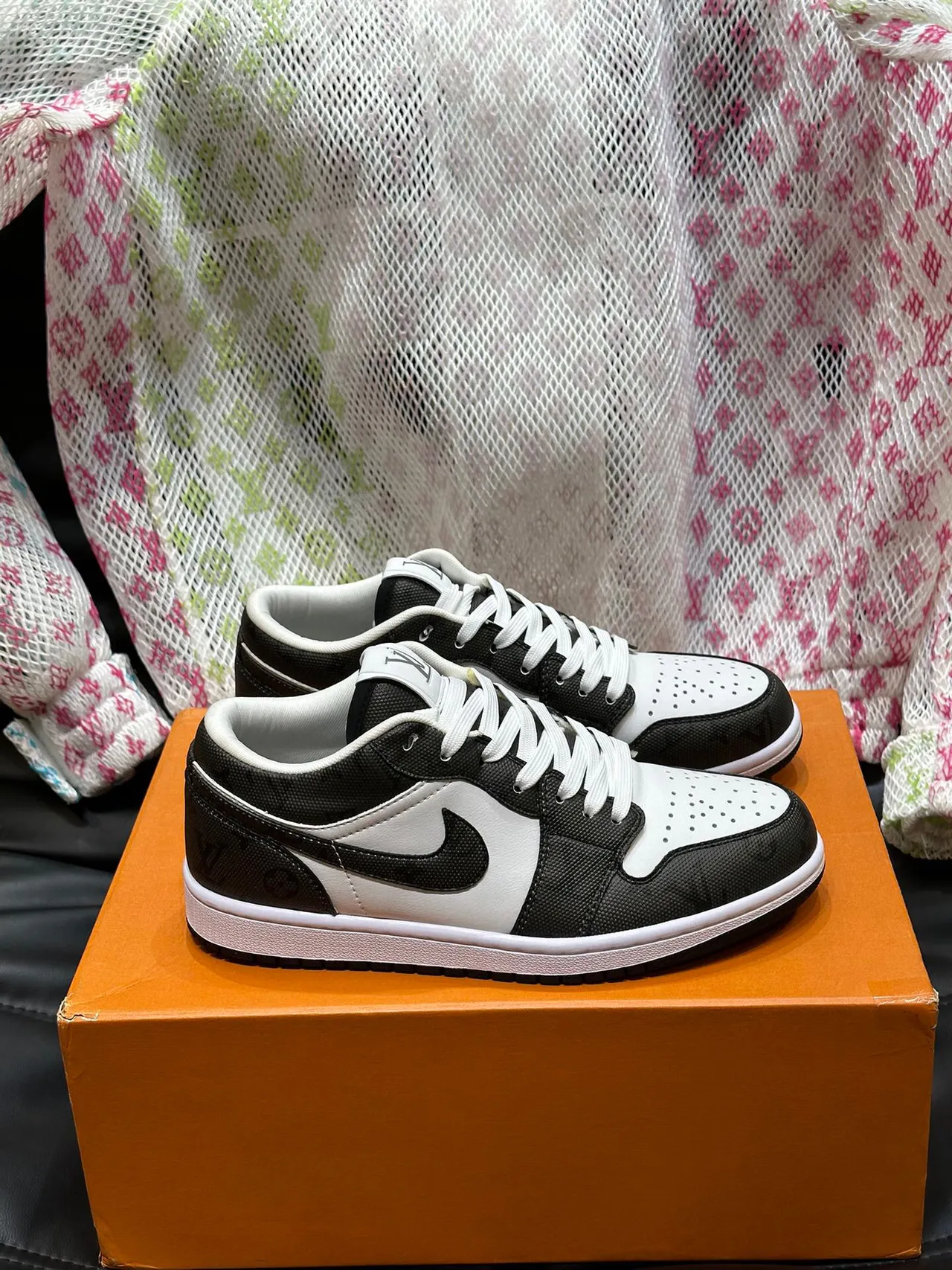 Nike Air Jordan 1 Low Black White Lifestyle Sneakers