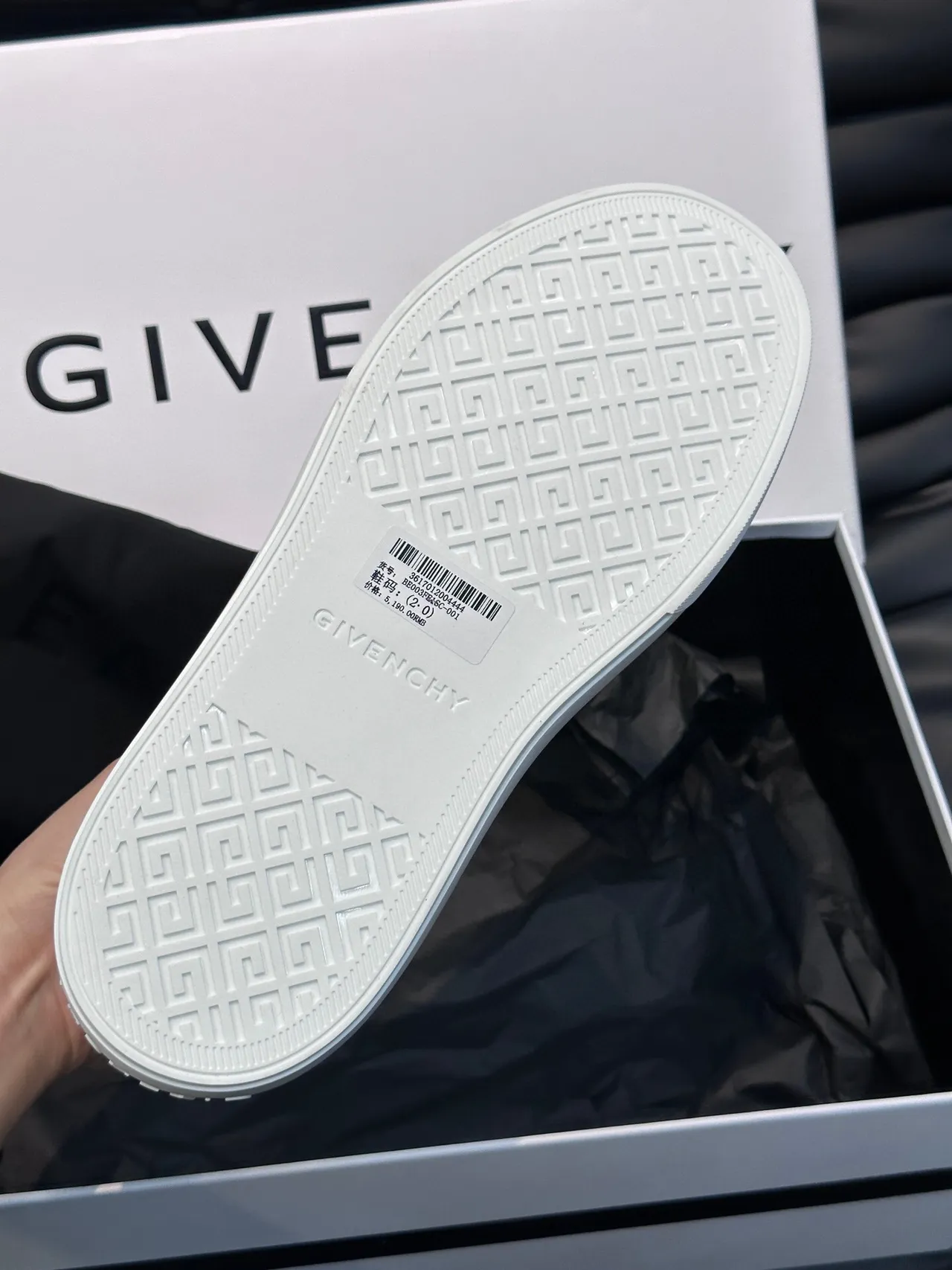 Givenchy Denim and White Lifestyle Sneakers