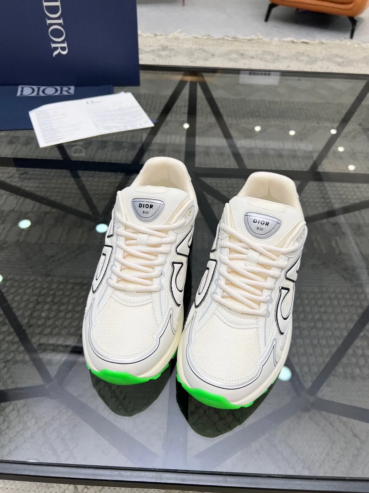 Dior B23 Oversized CD Logo Chunky Sneakers