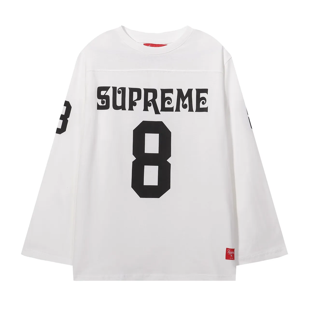 Supreme Affili8ed Number 8 Oversized Long-Sleeve Jersey