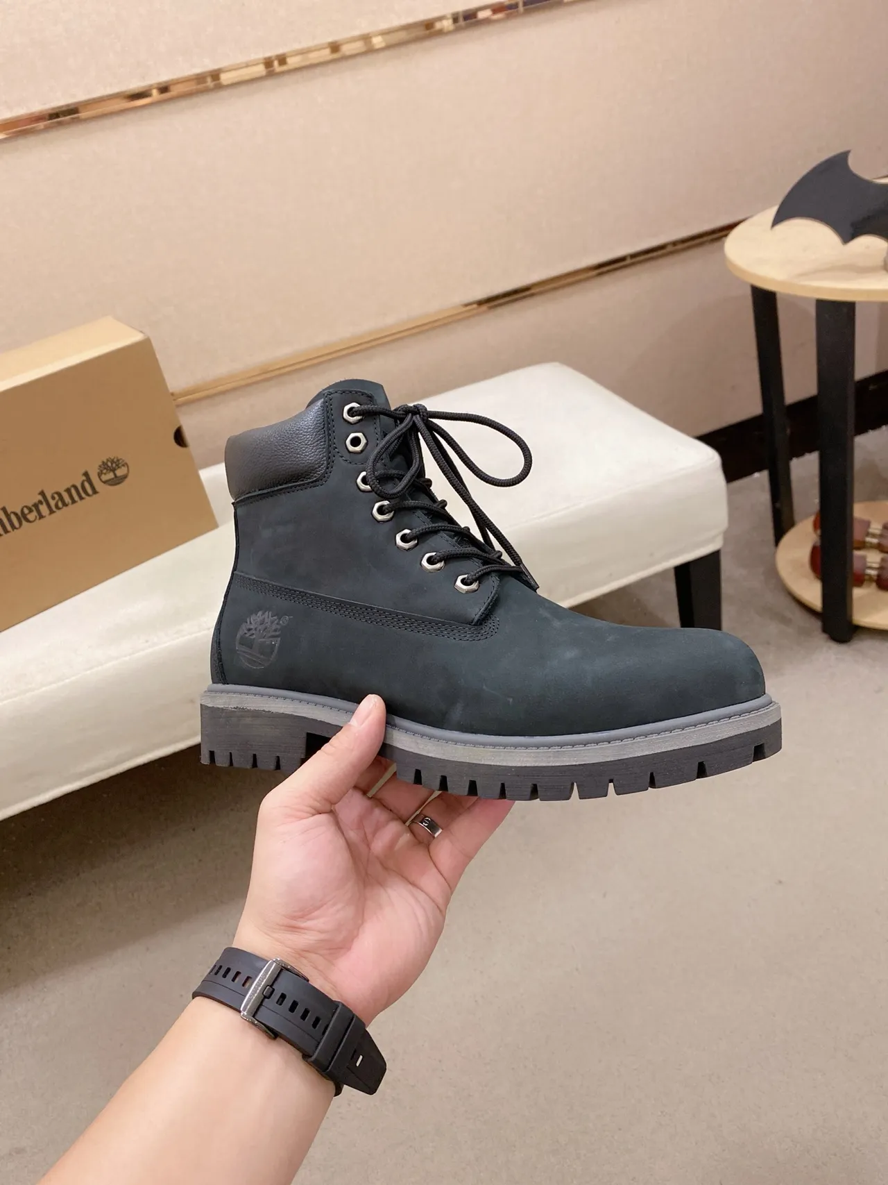 Timberland Premium 6-Inch Black Work Boot