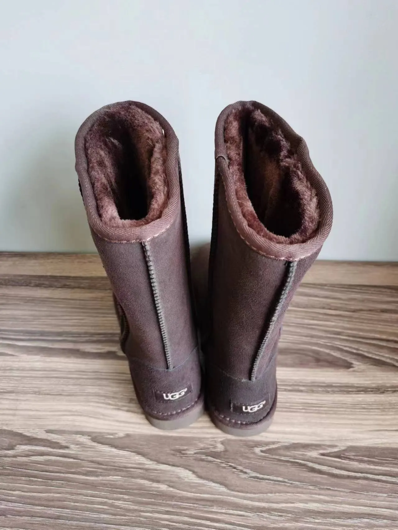 UGG Classic Tall Brown Suede Knee Boots