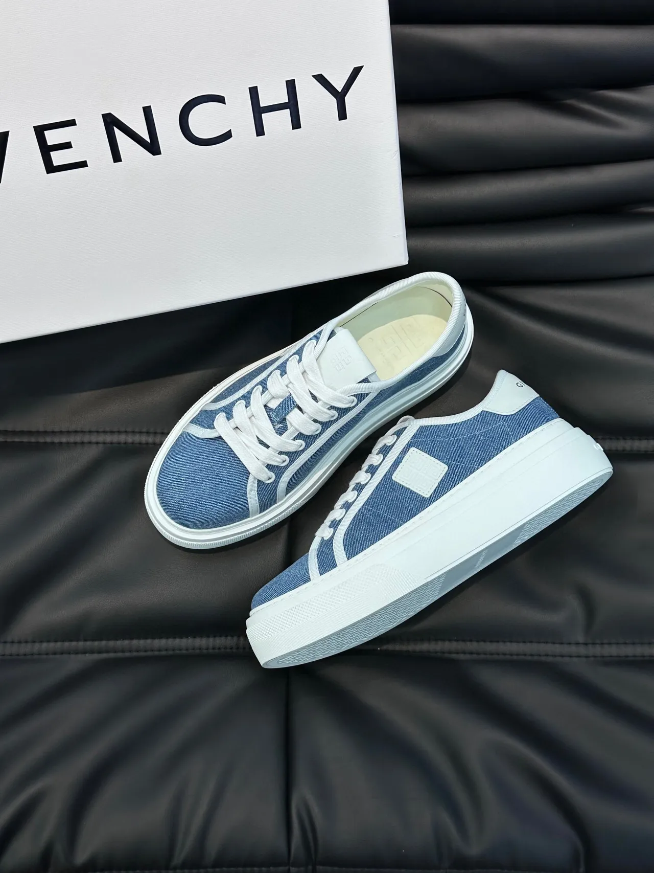Givenchy Denim and White Lifestyle Sneakers