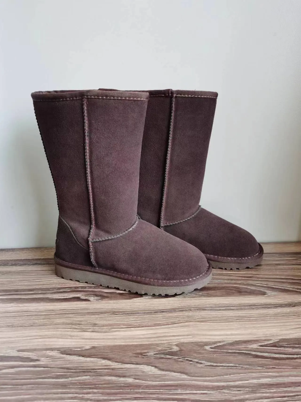UGG Classic Tall Brown Suede Knee Boots