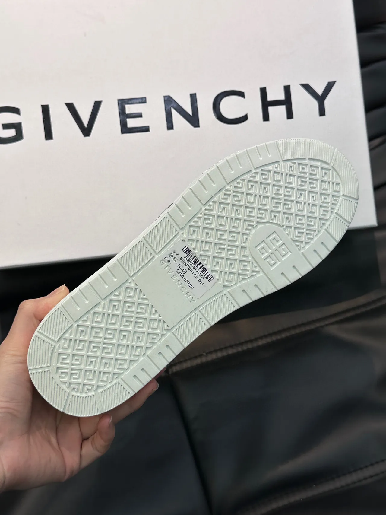 Givenchy City Sport White and Black Graphic Lifestyle Sneakers