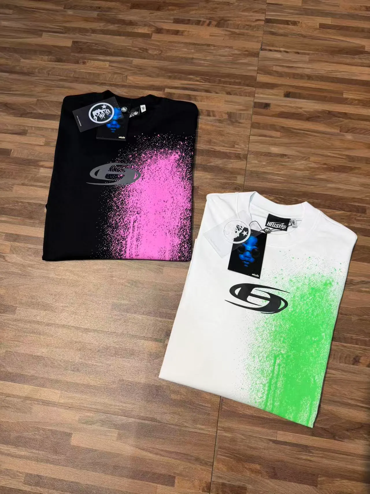 Hellstar Spray Graphic Long-Sleeve T-Shirt
