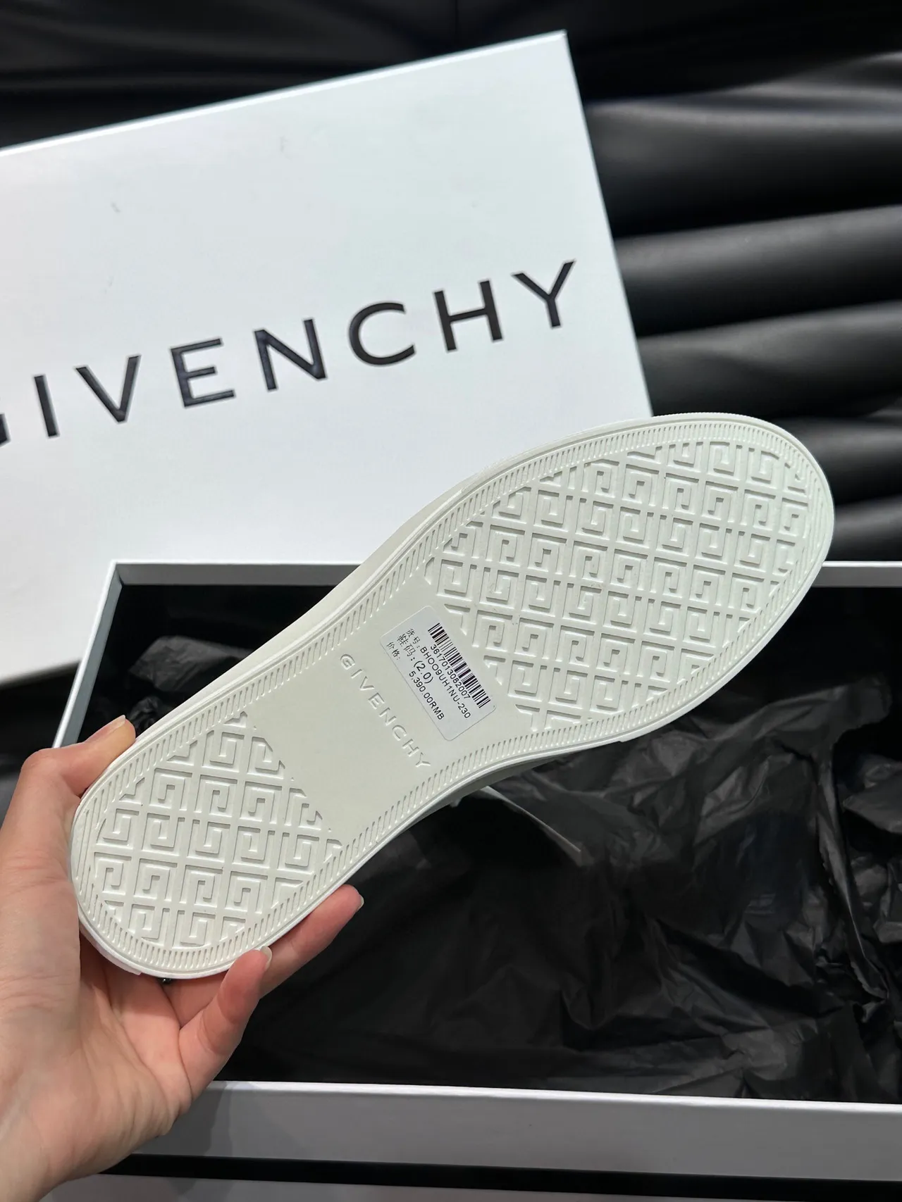 Givenchy Canvas and Suede Low-Top Lifestyle Sneakers