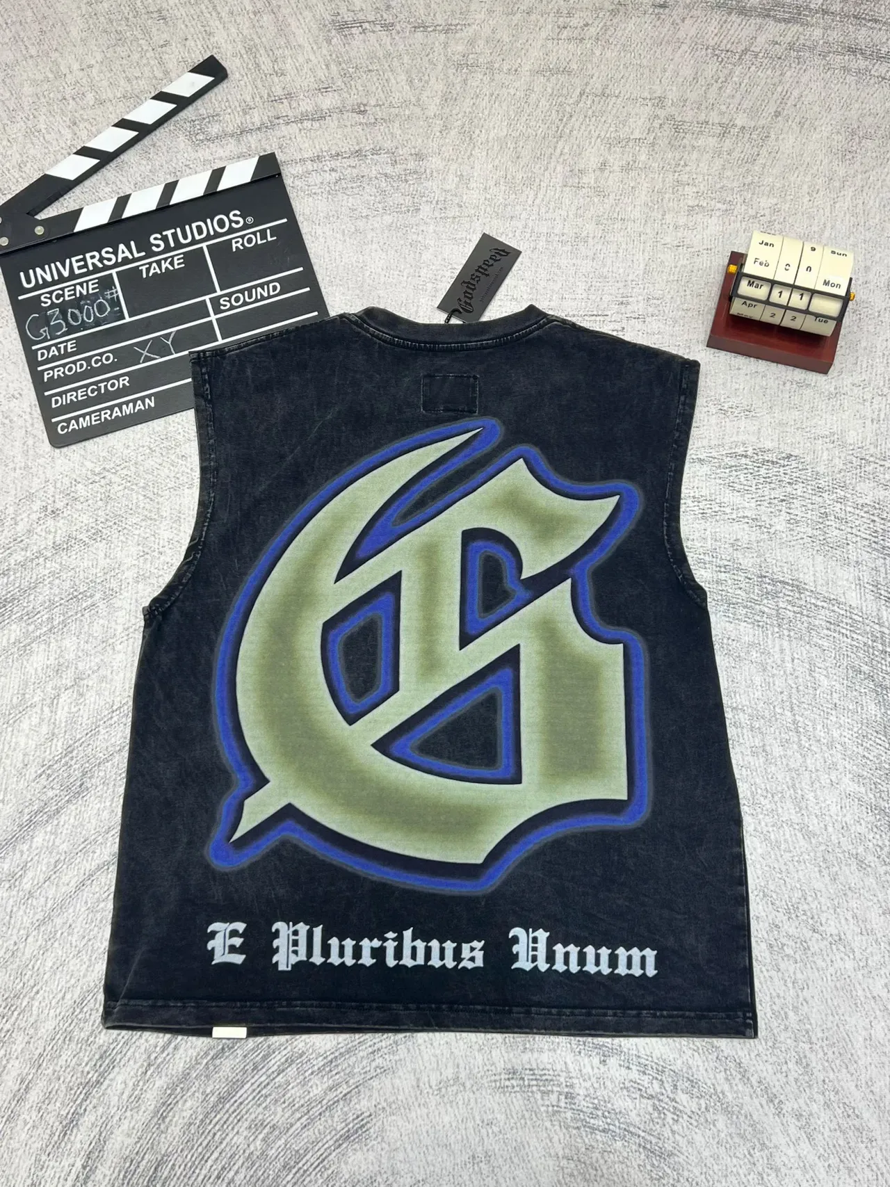 Graphic Print Sleeveless Vest Top