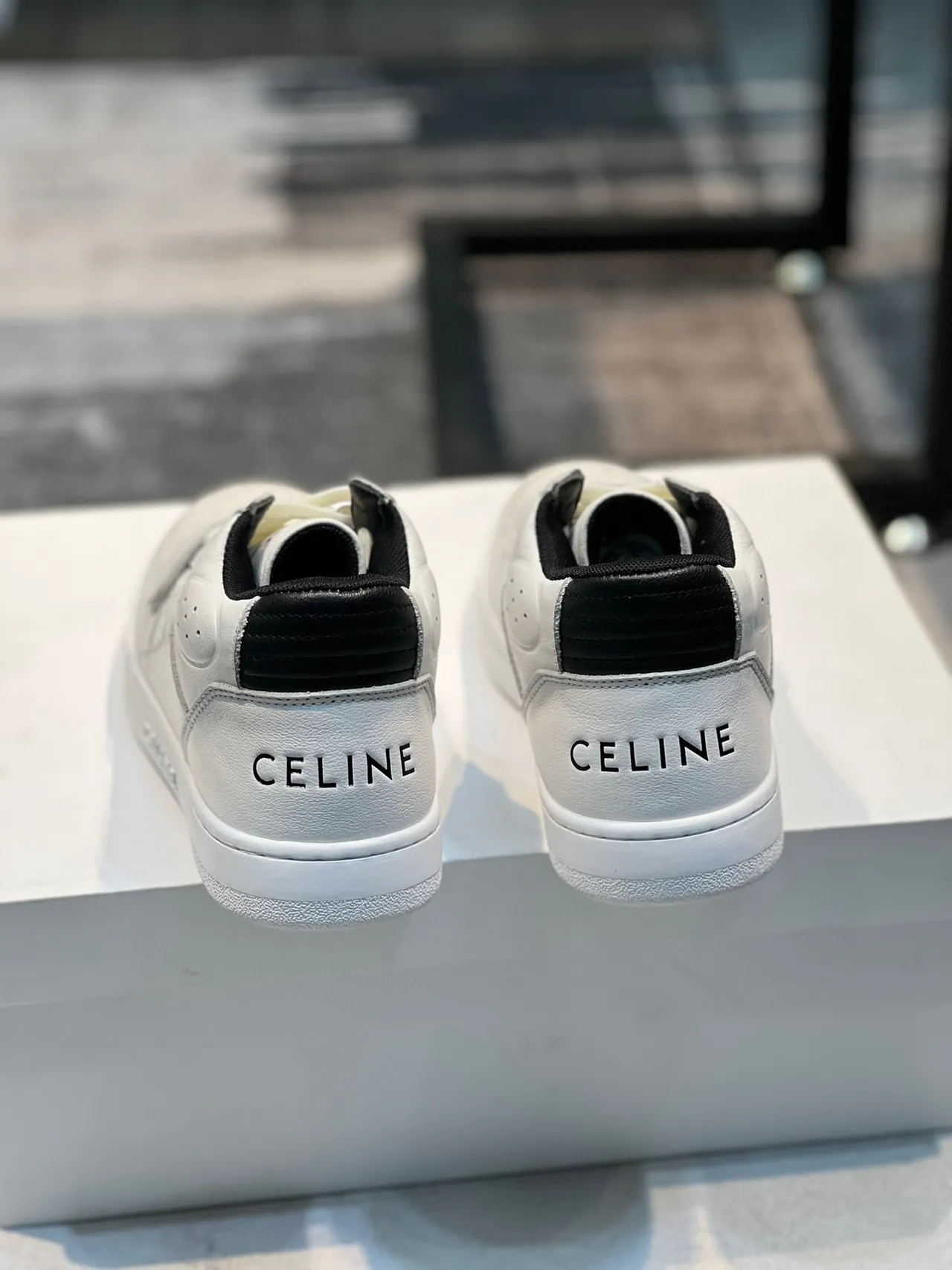 Celine CT-01 White Leather Lifestyle Sneakers