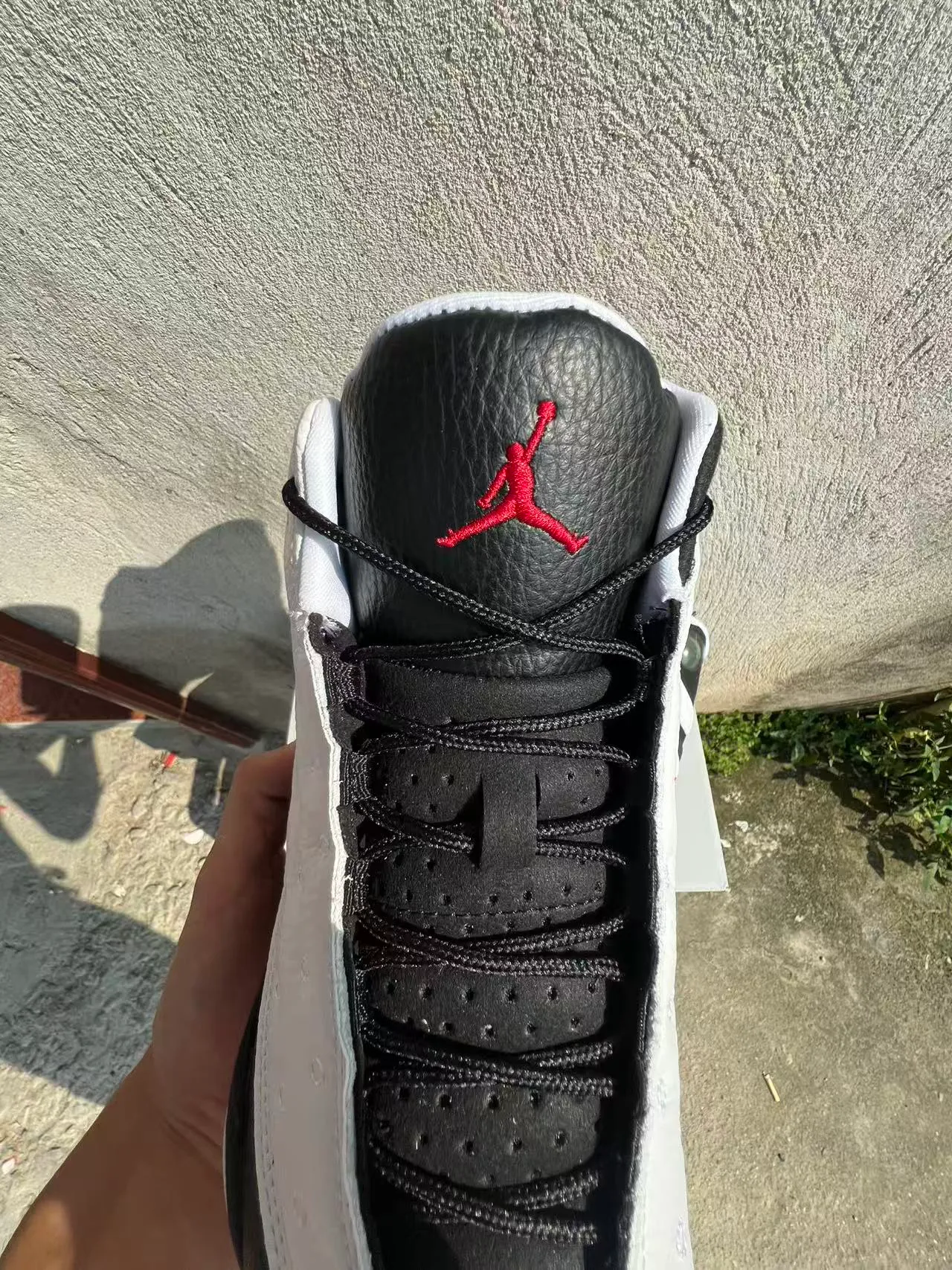 Air Jordan 13 White Black Red Basketball Shoes