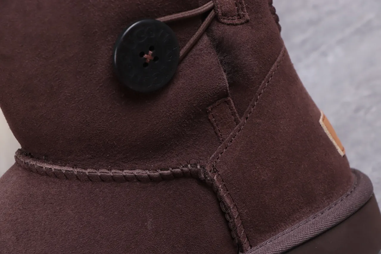 UGG Classic Tall Button Chocolate Brown Knee Boots