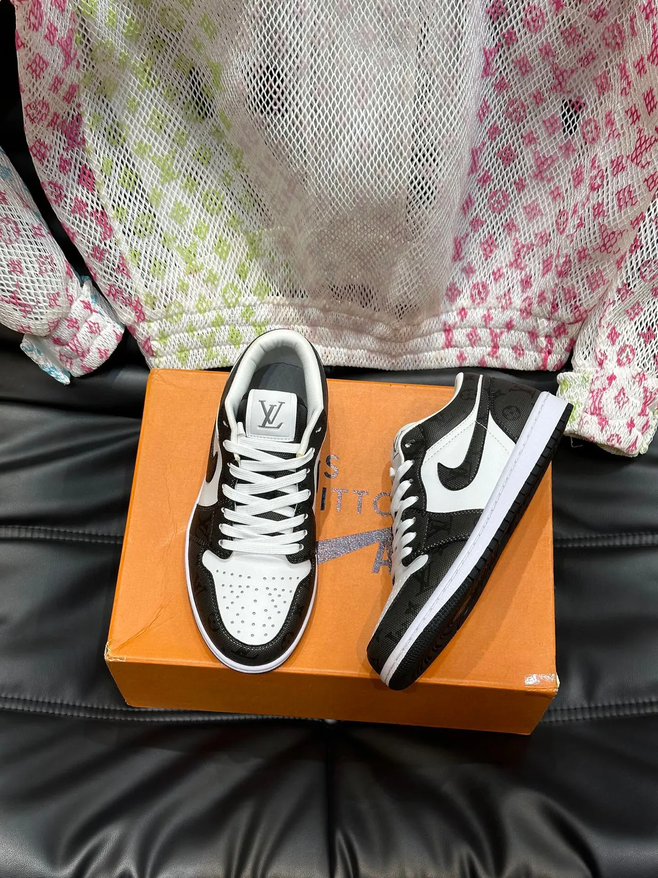 Nike Air Jordan 1 Low Black White Lifestyle Sneakers