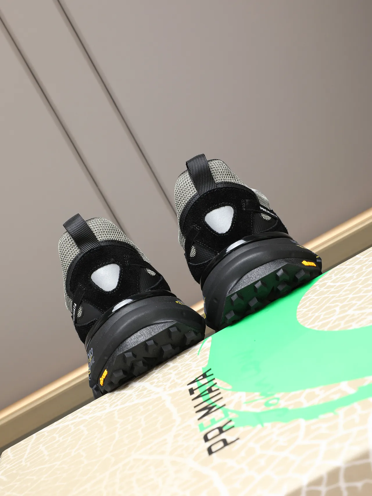 Premiata Rien Ne Va Plus Olive Green Chunky Lifestyle Sneaker