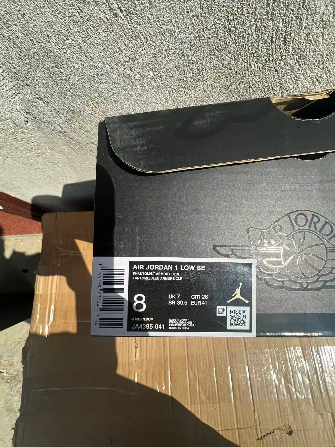 Nike Air Jordan 1 Low Denim and Leather Lifestyle Sneakers