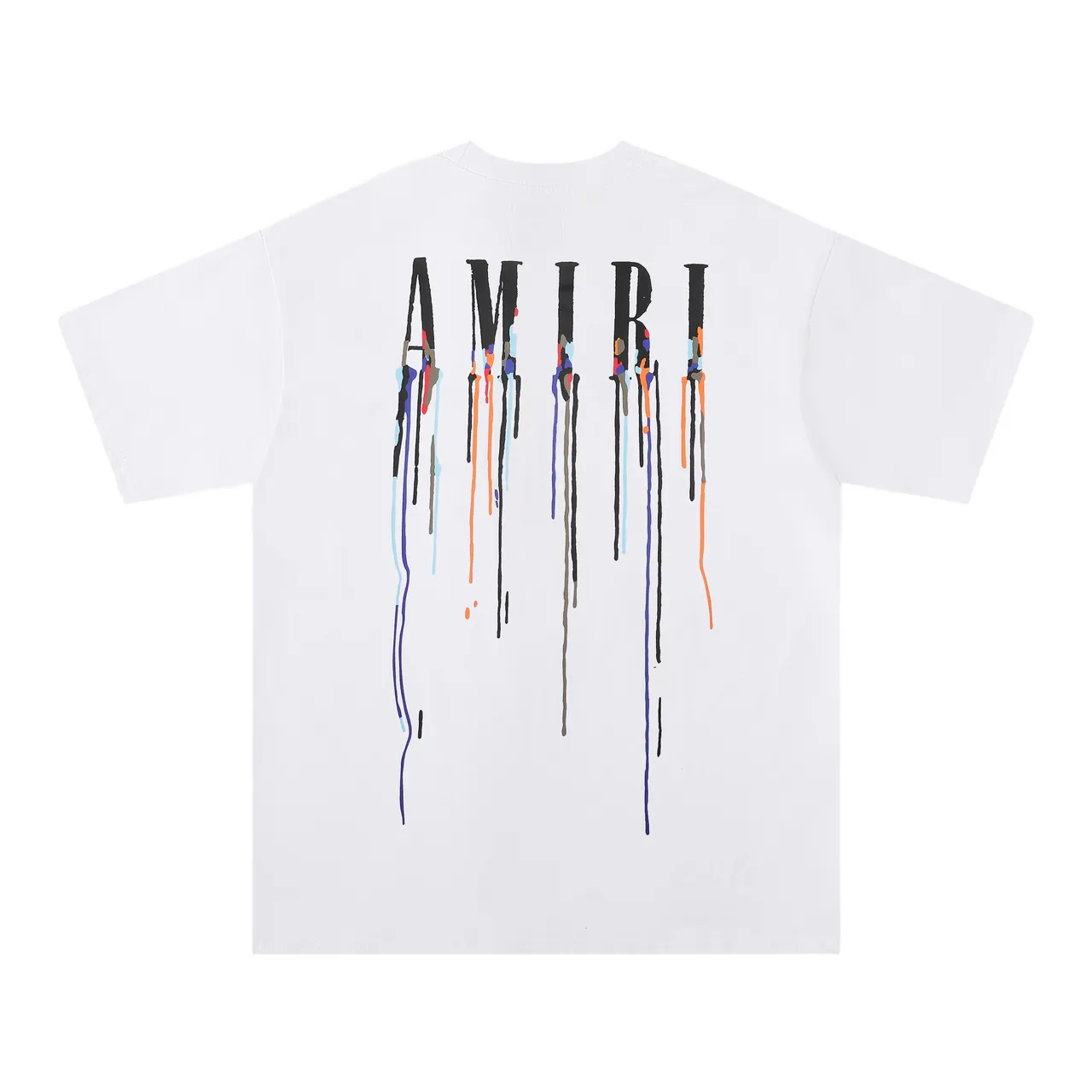 Amiri Paint-Drip Logo Graphic T-Shirt
