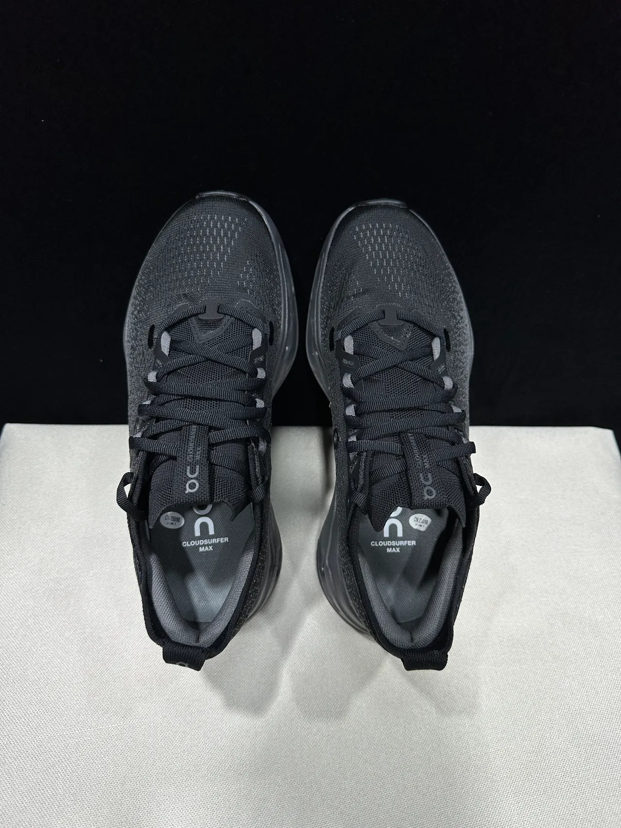 On Cloudmonster Black Running Shoes