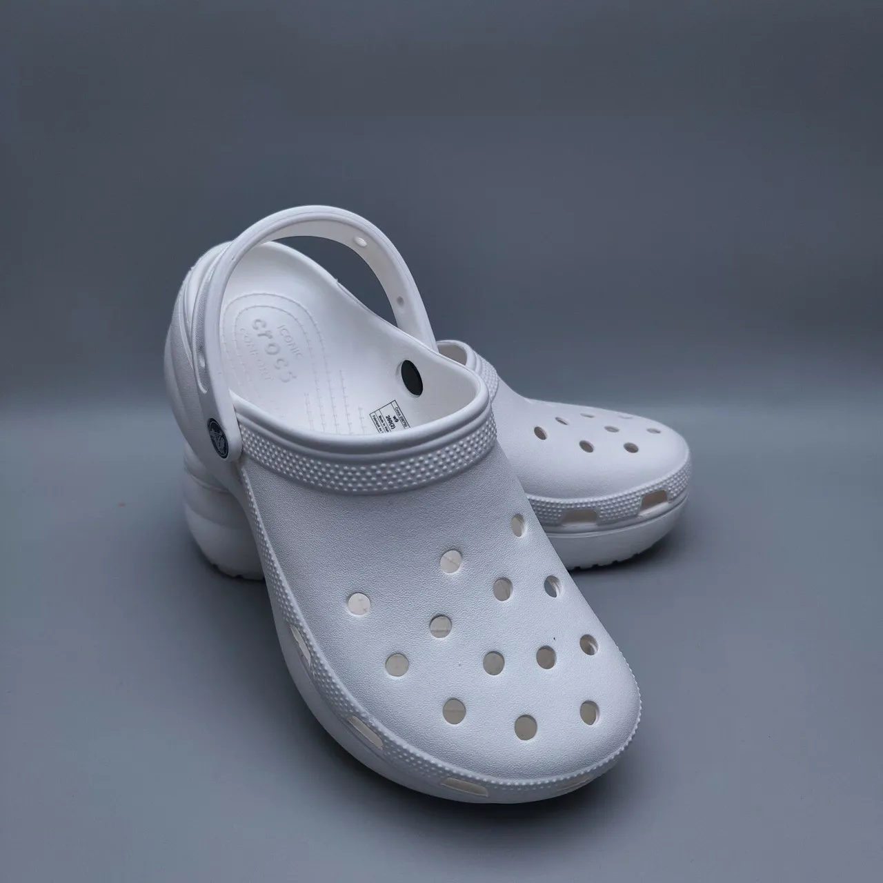Crocs Classic Clog White Molded Foam Clog
