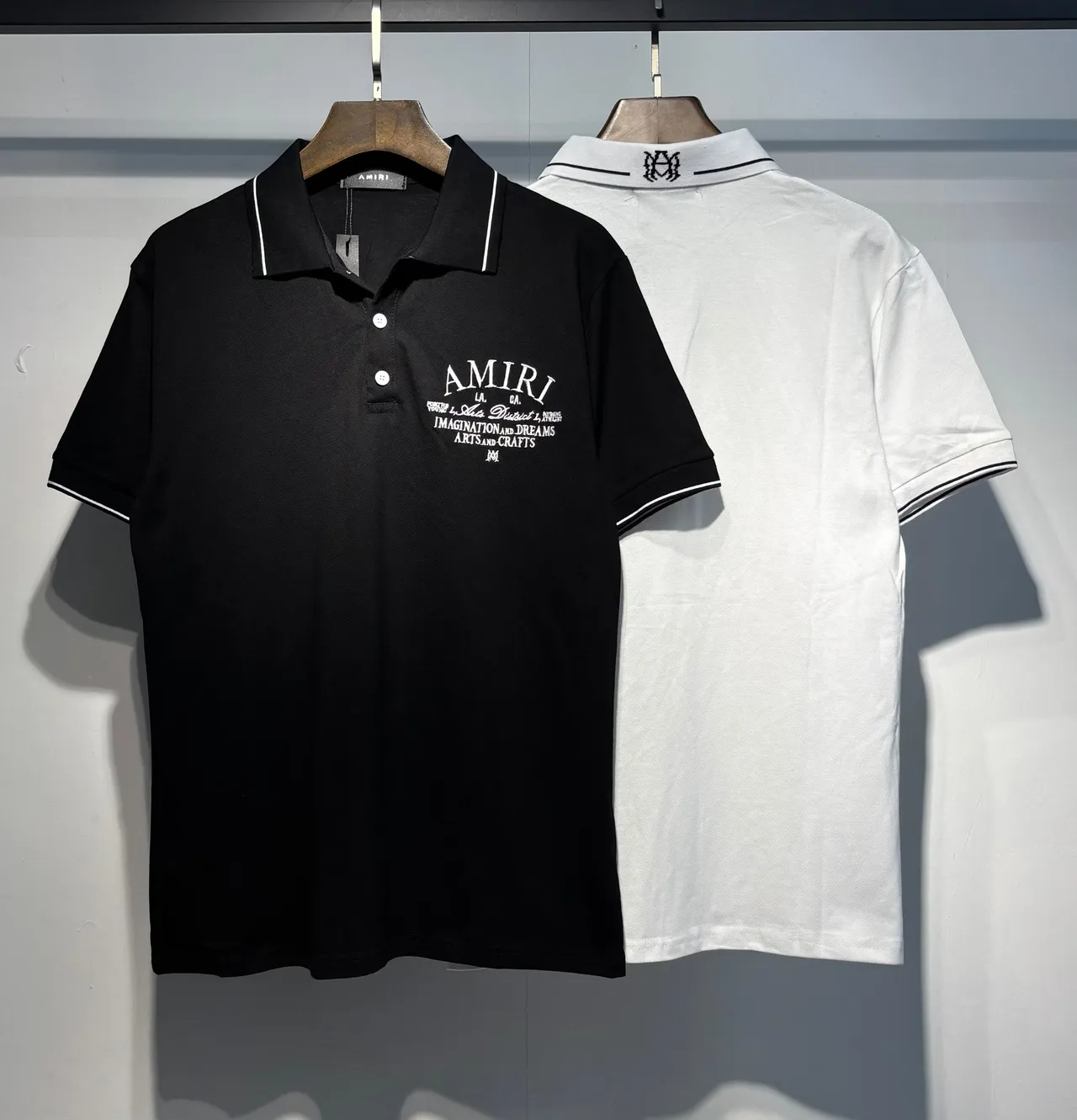 Amiri Embroidered Graphic Polo Shirt