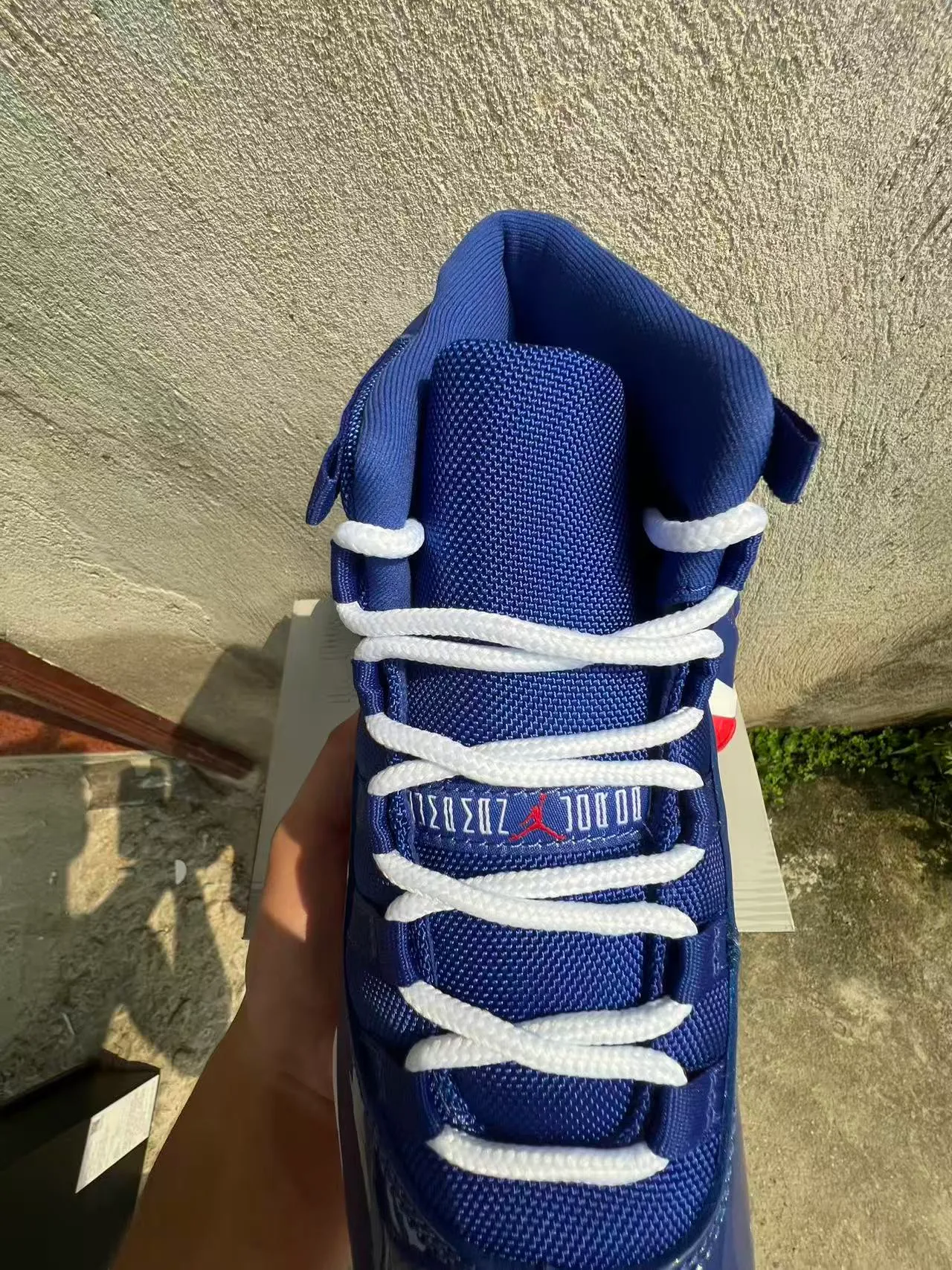 Air Jordan 11 Royal Blue White Red Basketball Shoes