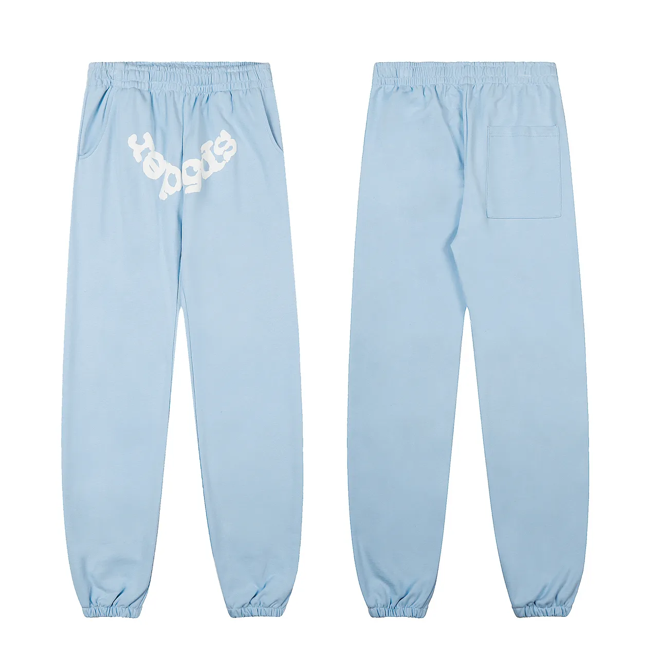 Sp5der Spiderweb Graphic Light Blue Tracksuit