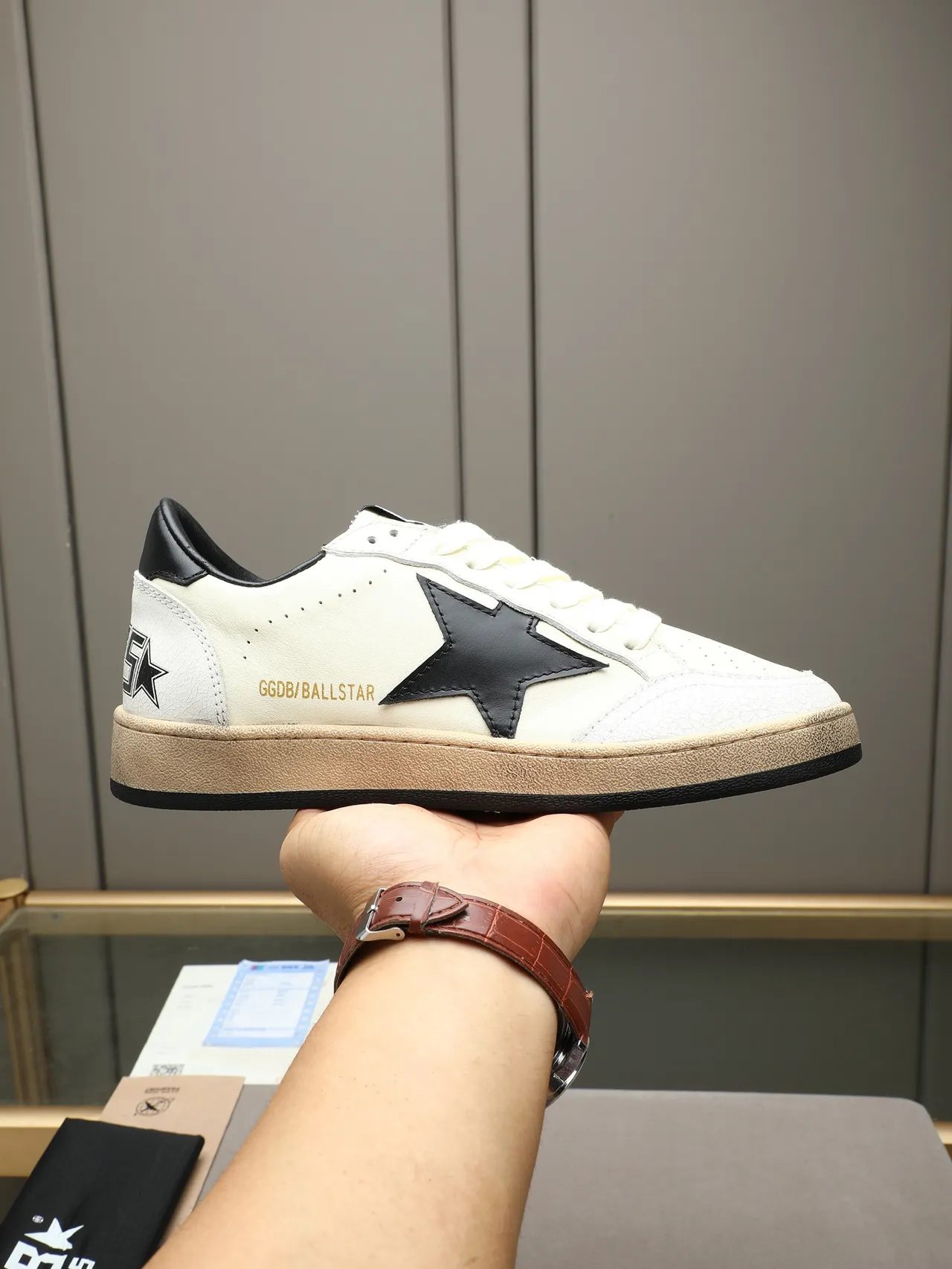 Golden Goose Ball Star Off-White Black Star Lifestyle Sneakers