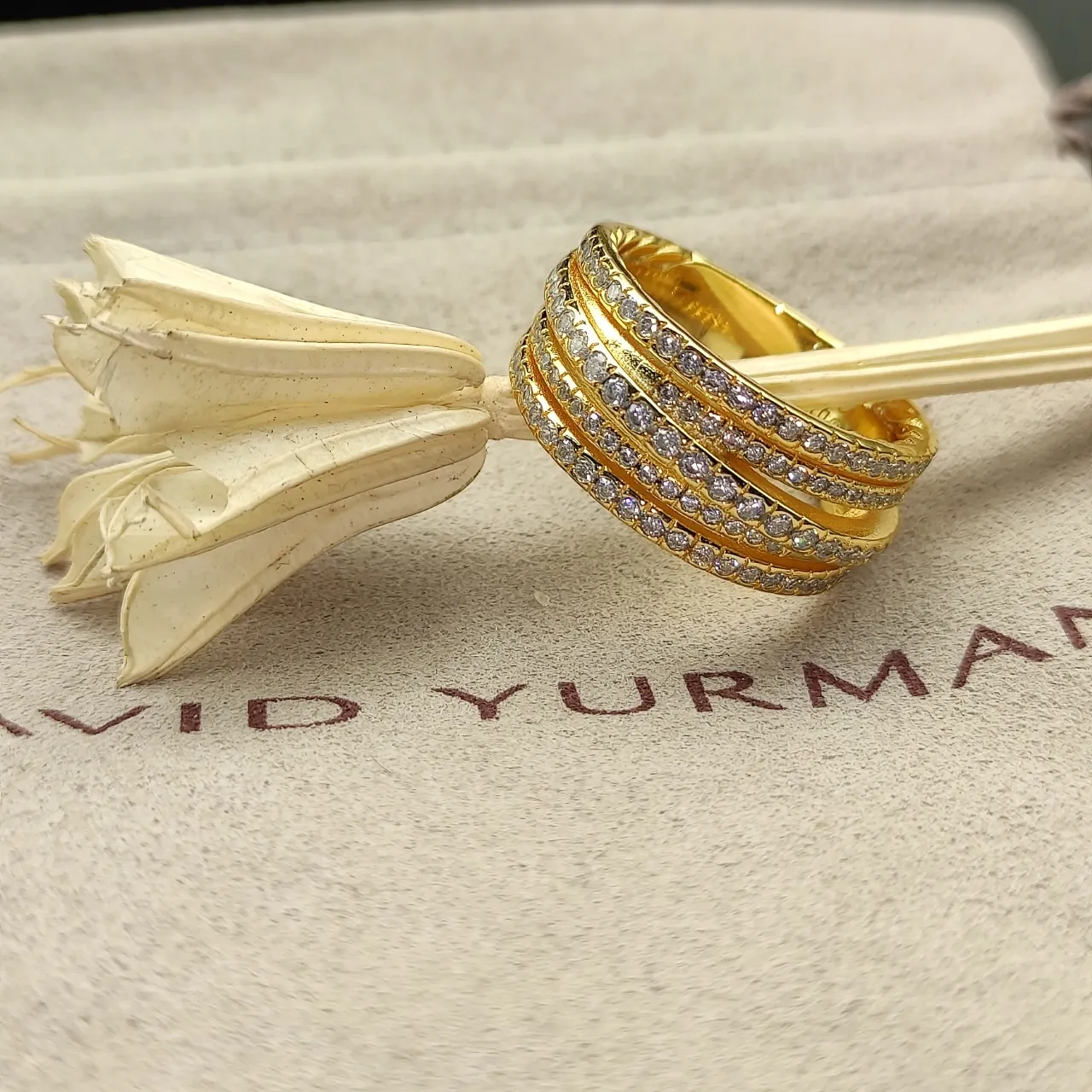 Tiffany & Co. T Collection Twisted Rope and Pavé Diamond Stacking Rings