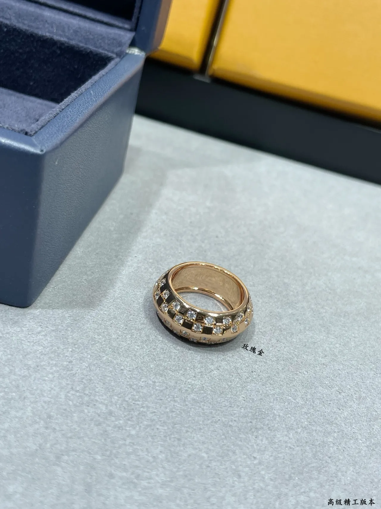 Cartier Coup de Fouet Wide Band Pavé Diamond Ring