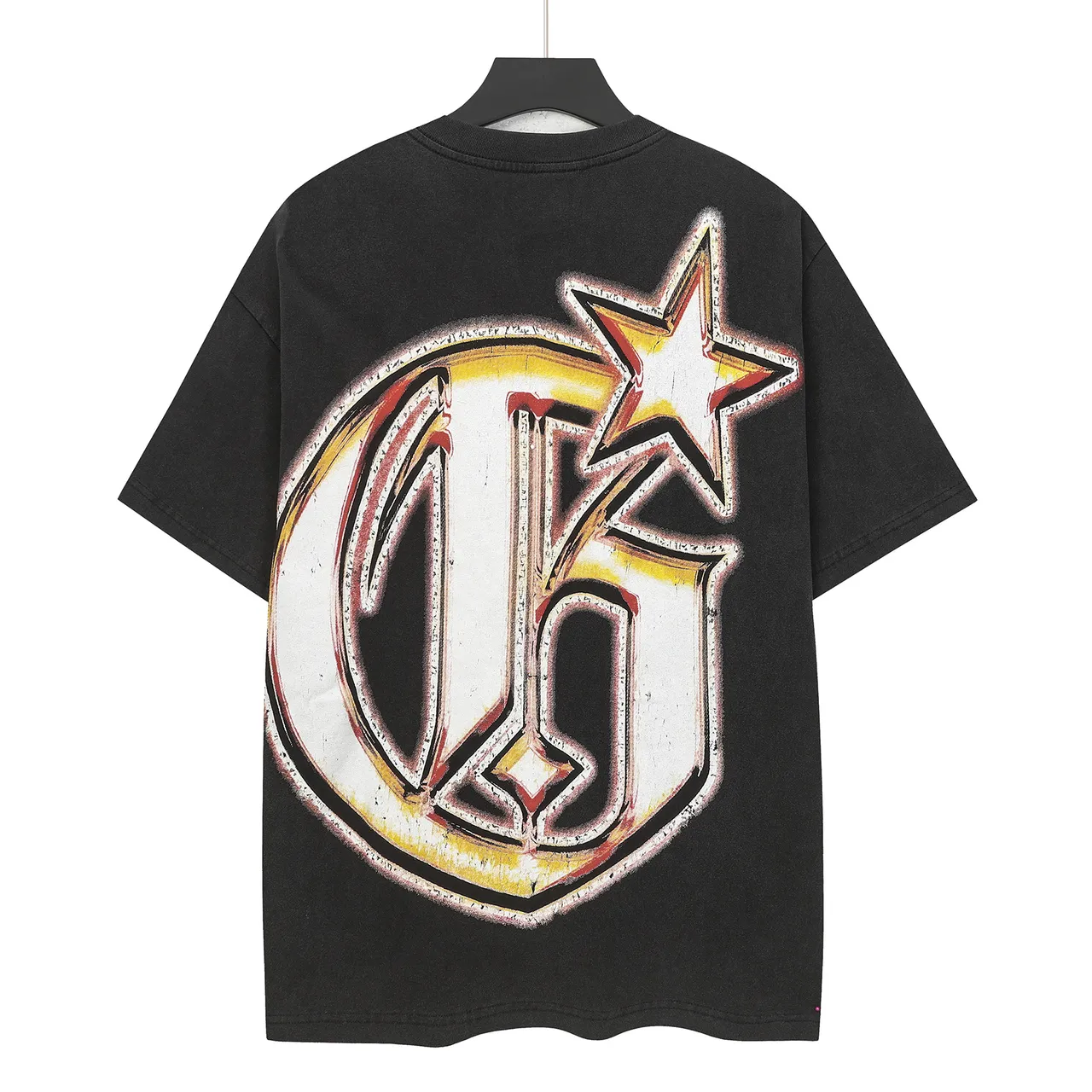 Godspeed Art Dept Graphic Oversized Black T-Shirt