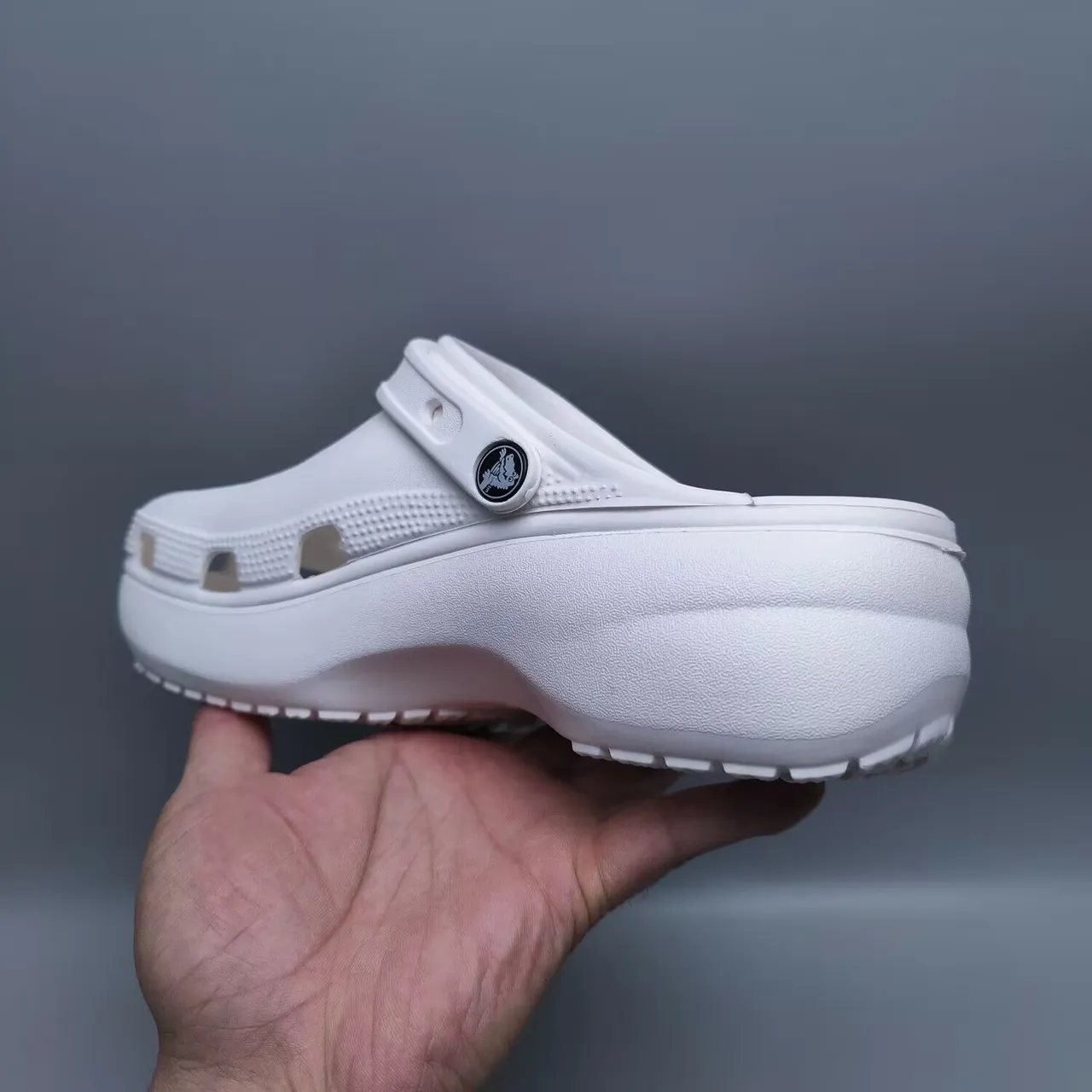 Crocs Classic Clog White Molded Foam Clog