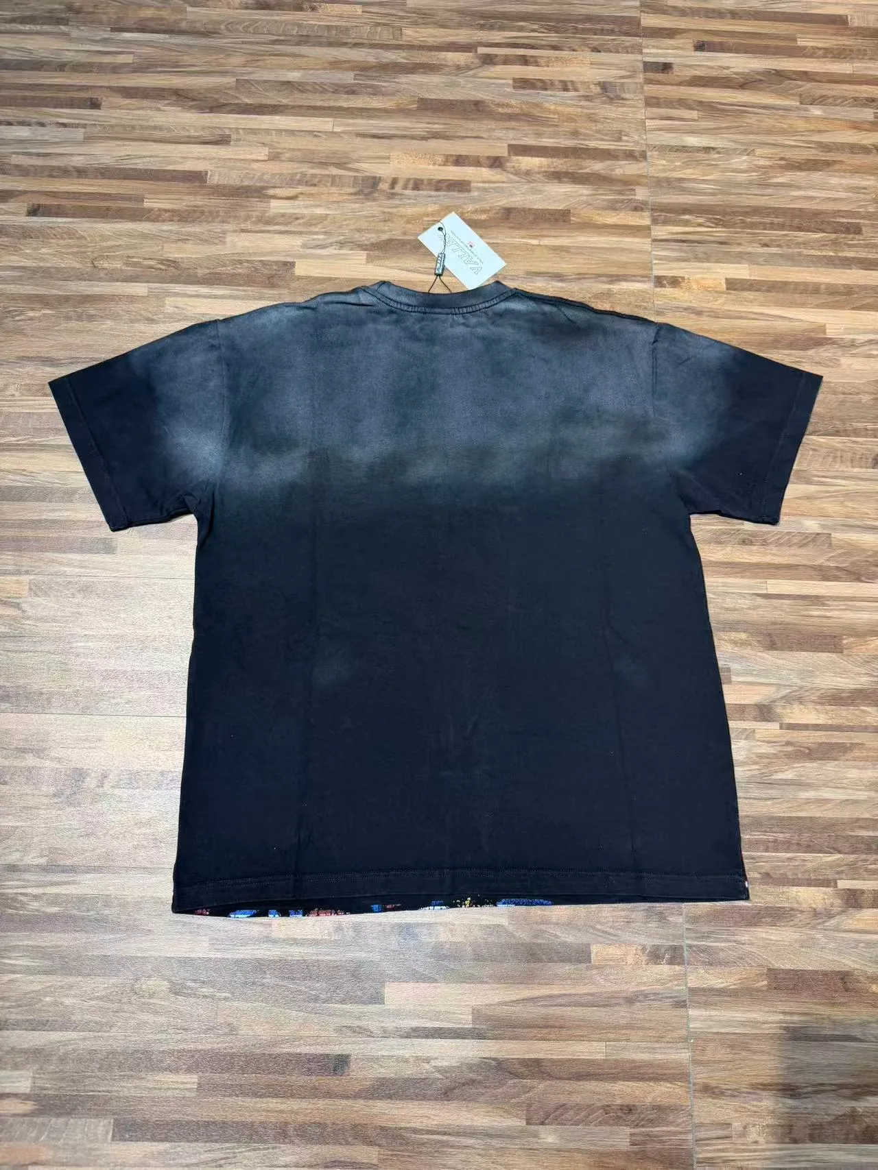 Vale Forever Vale Dreams Acid-Wash Black Graphic T-Shirt