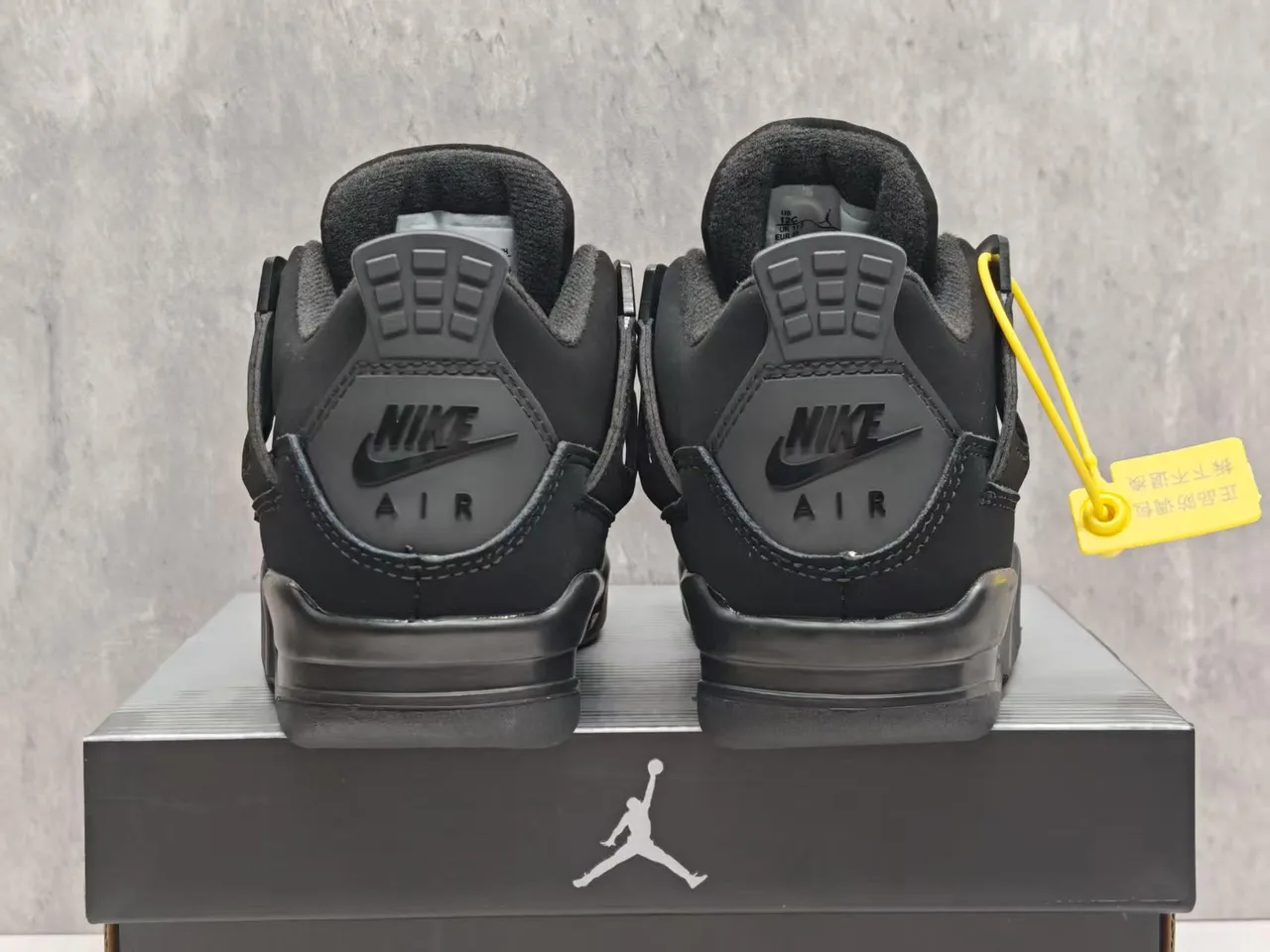 Air Jordan 4 Beige Orange Black Basketball Shoes