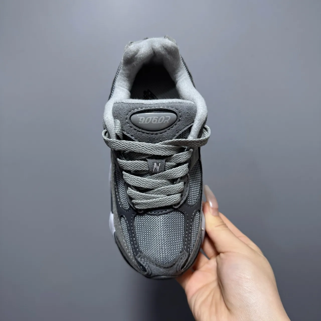 New Balance 9060 Black Glossy Chunky Sneakers