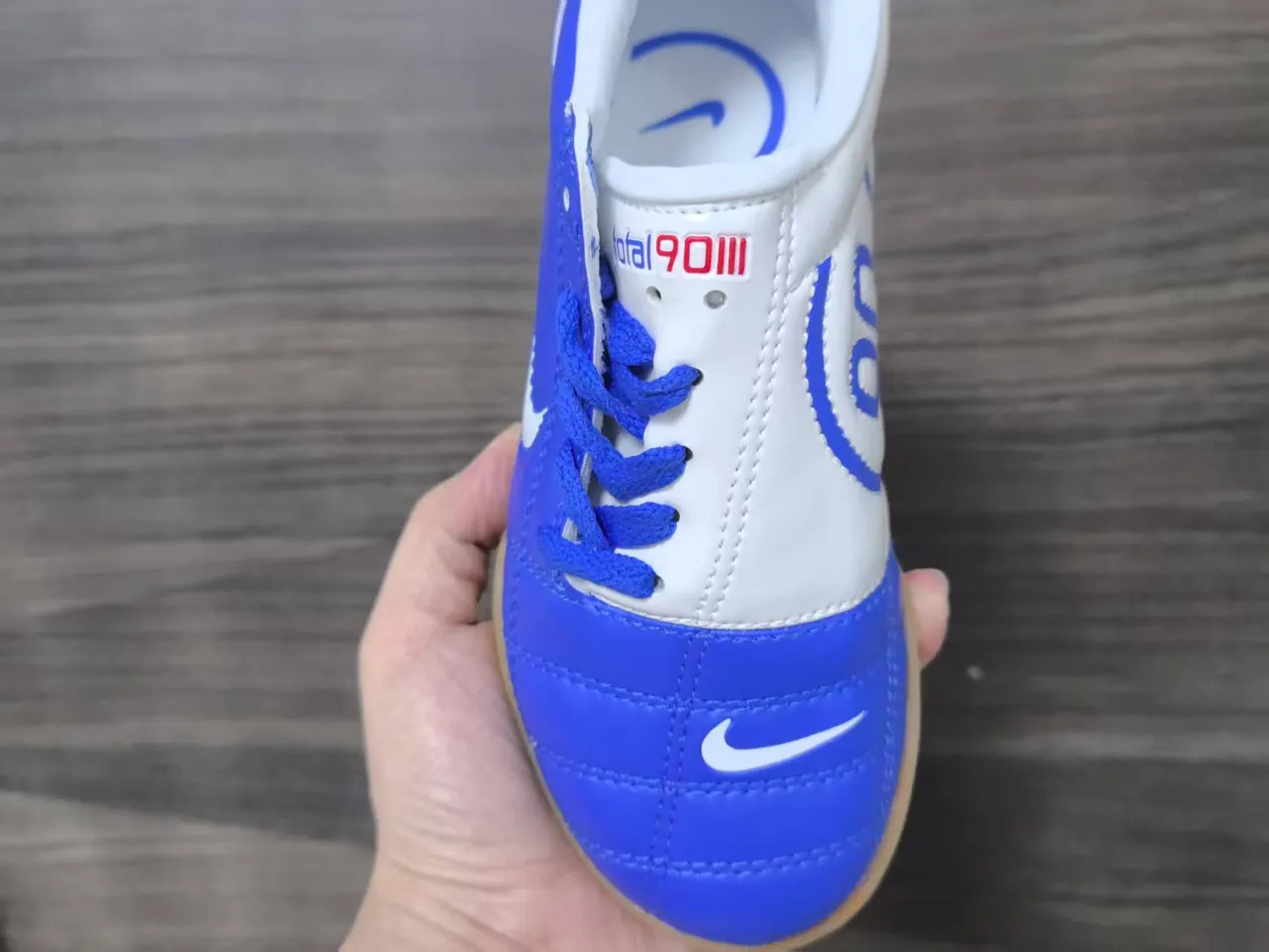 Nike Total 90 III Blue White Gum Indoor Soccer Shoes